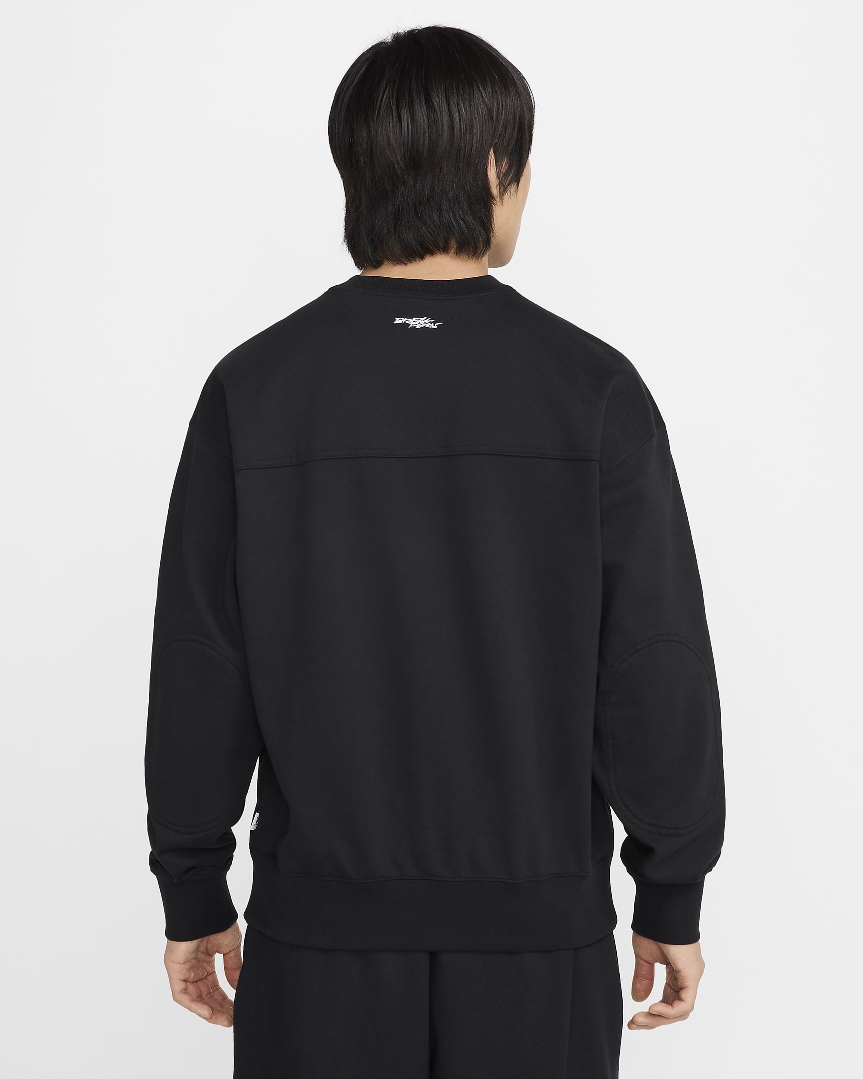 Korea Solo Men's Nike Dri-FIT ADV Breaking Crew-Neck Sweatshirt - Black/White