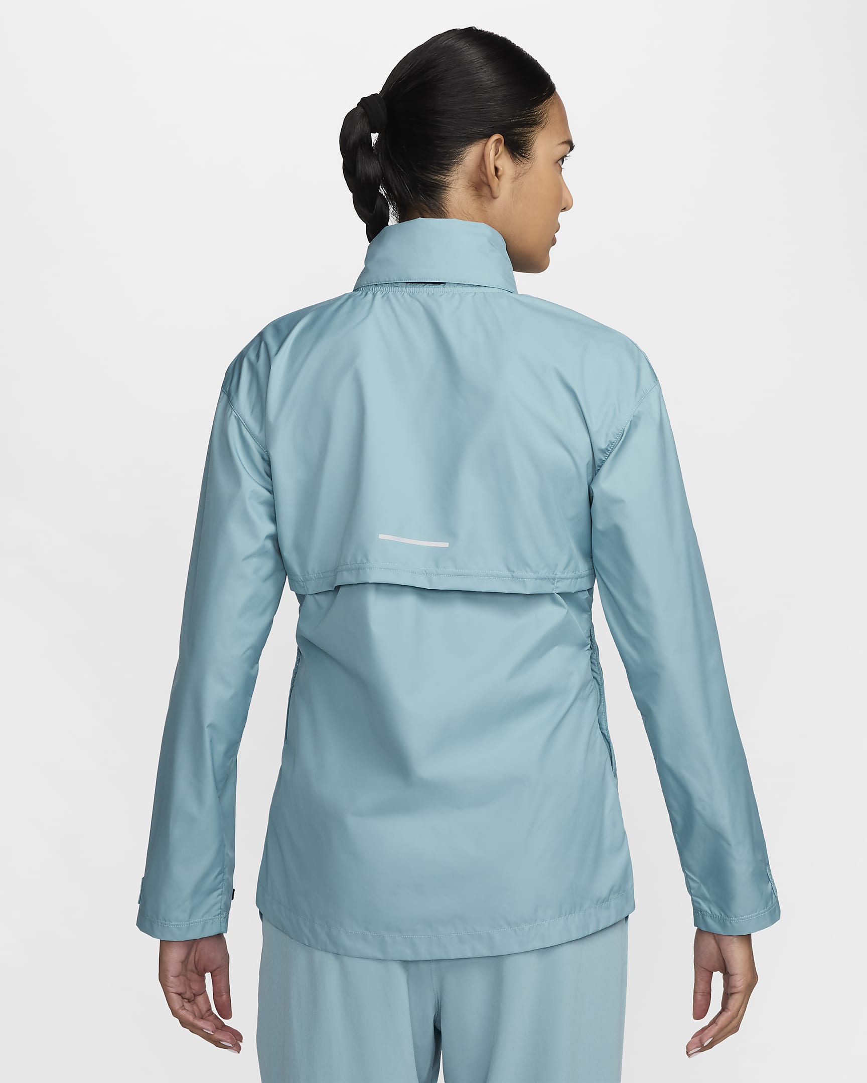 Nike Fast Repel Women's Running Jacket - Denim Turquoise/Black