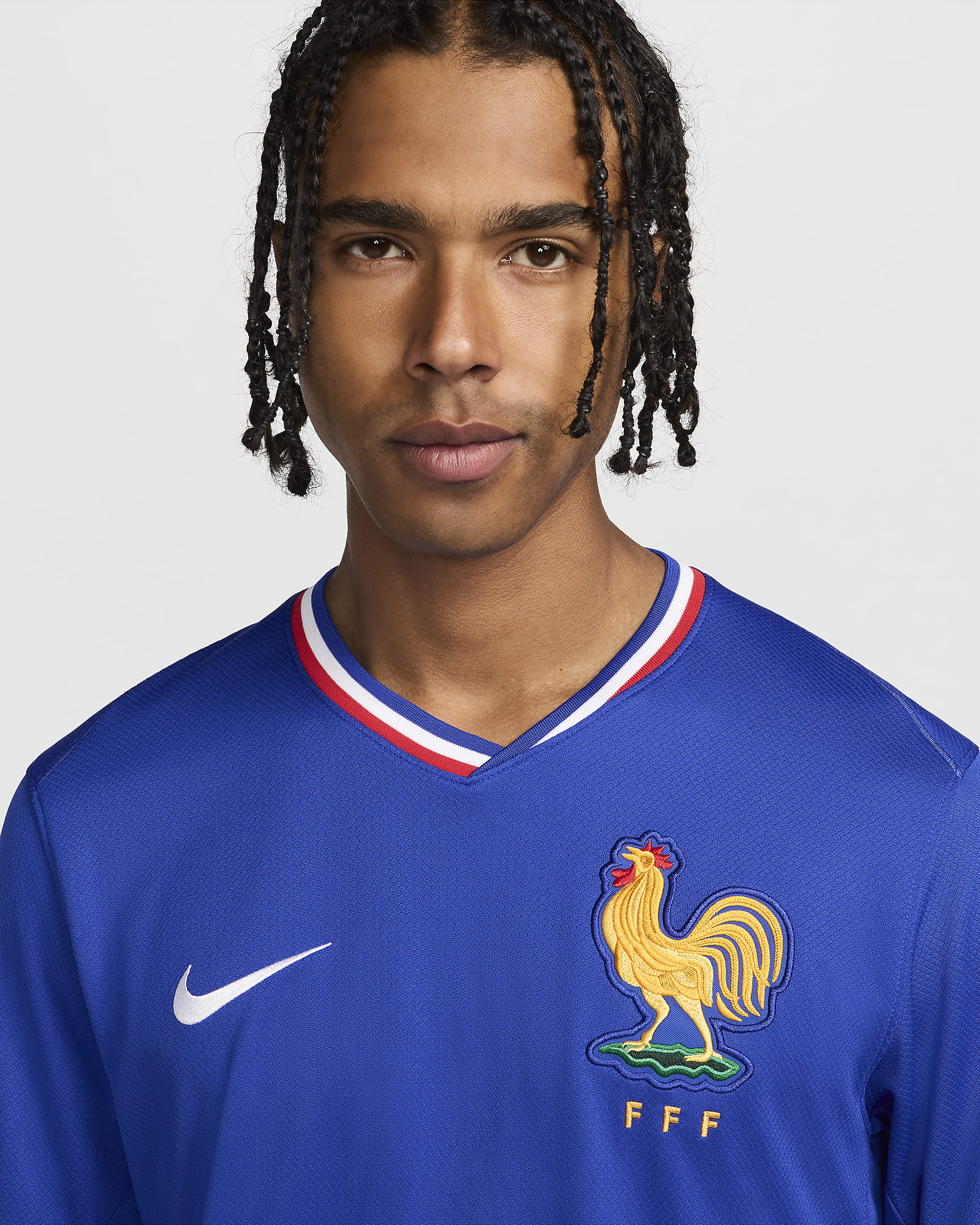 FFF (Women's Team) 2024/25 Stadium Home Men's Nike Dri-FIT Football ...