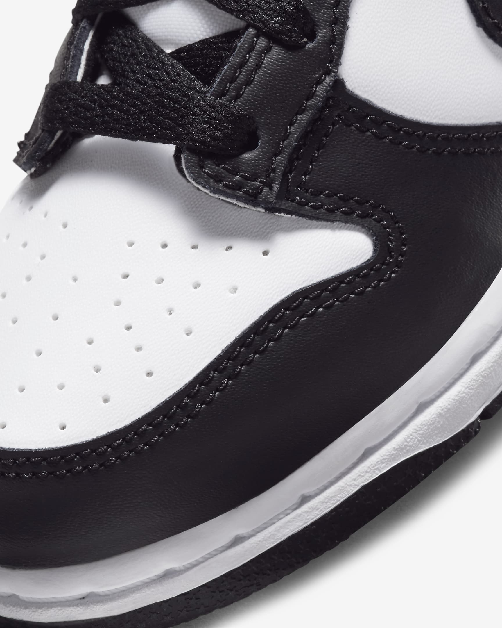 Nike Dunk Low Little Kids' Shoes - White/White/Black