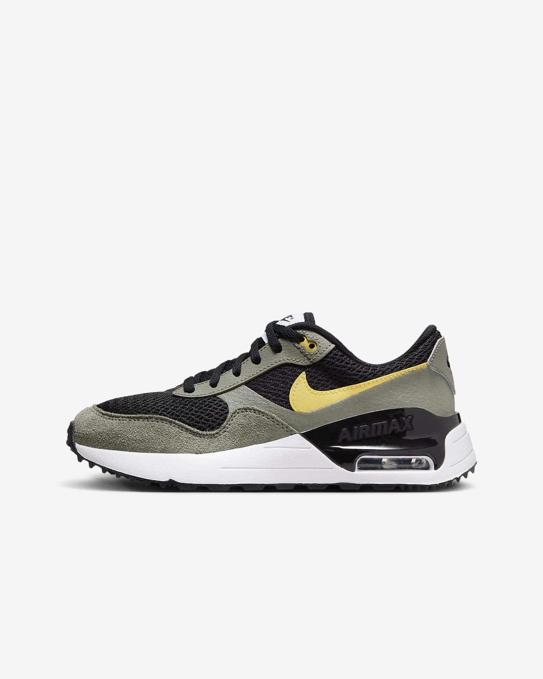 Nike Air Max SYSTM Older Kids' Shoes - Black/Dark Stucco/Black/Saturn Gold