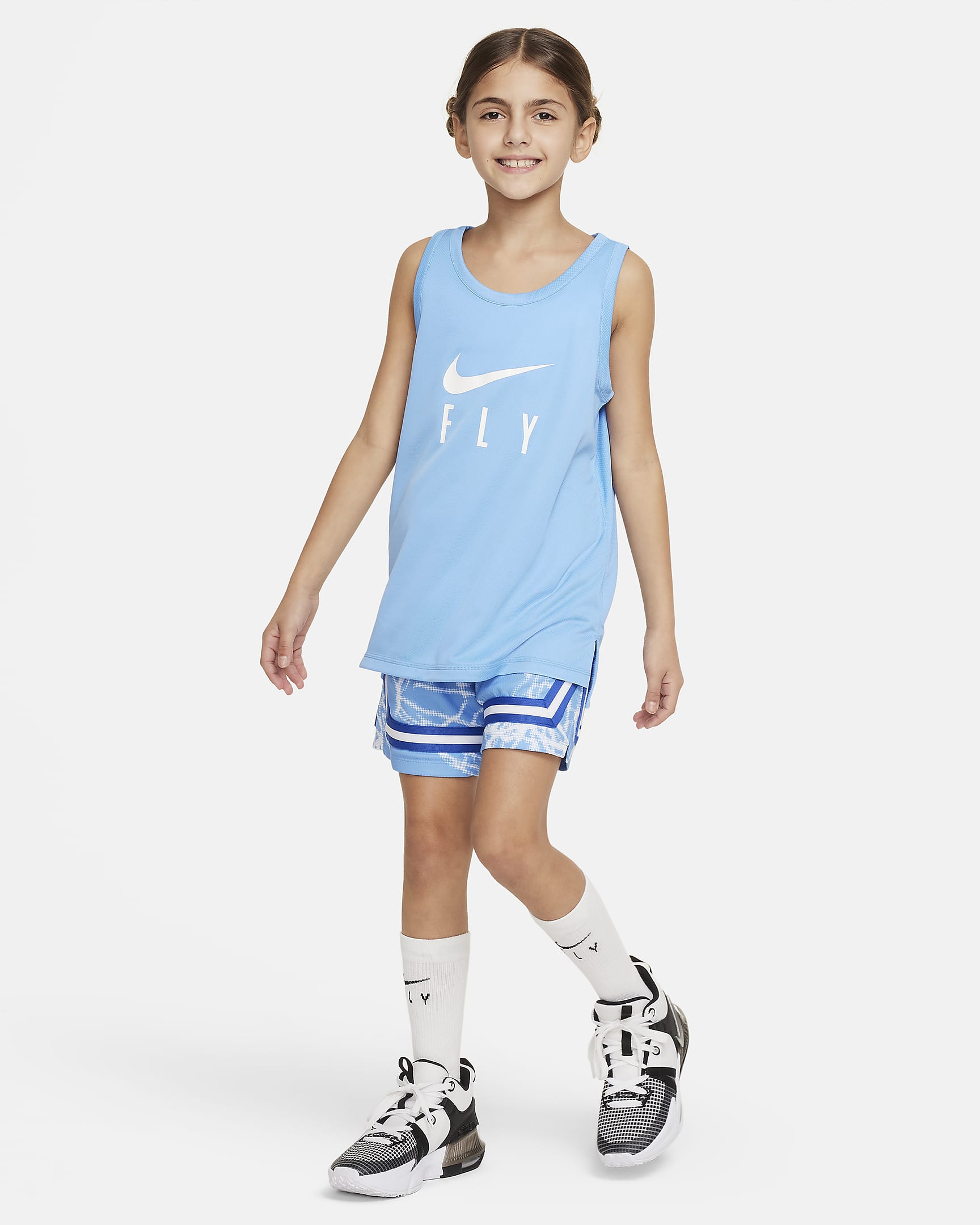 Nike Swoosh Fly Big Kids' (Girls') Jersey Tank. Nike.com