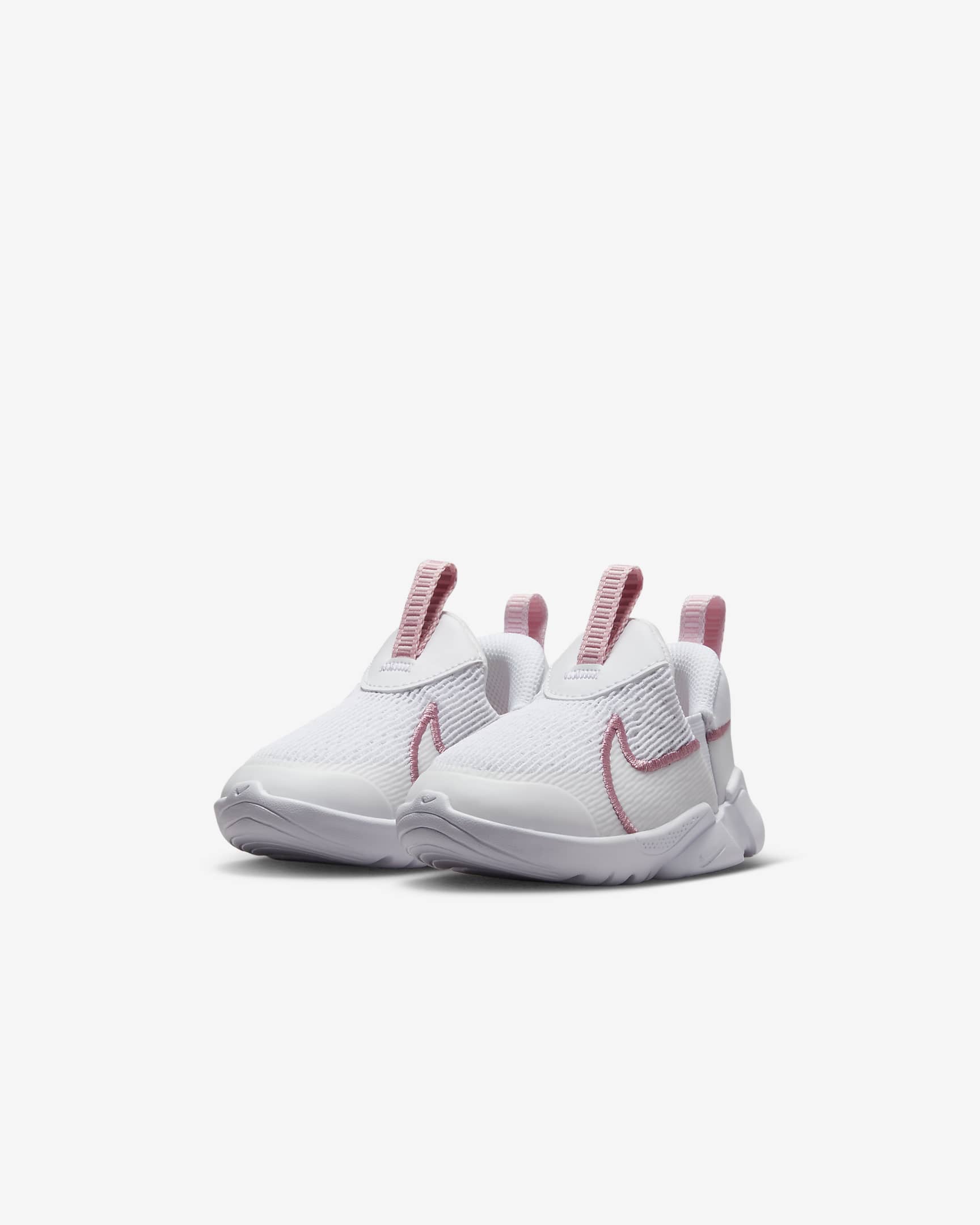 Nike Flex Plus 2 Baby/Toddler Shoes - White/Pink Foam/Medium Soft Pink/Elemental Pink