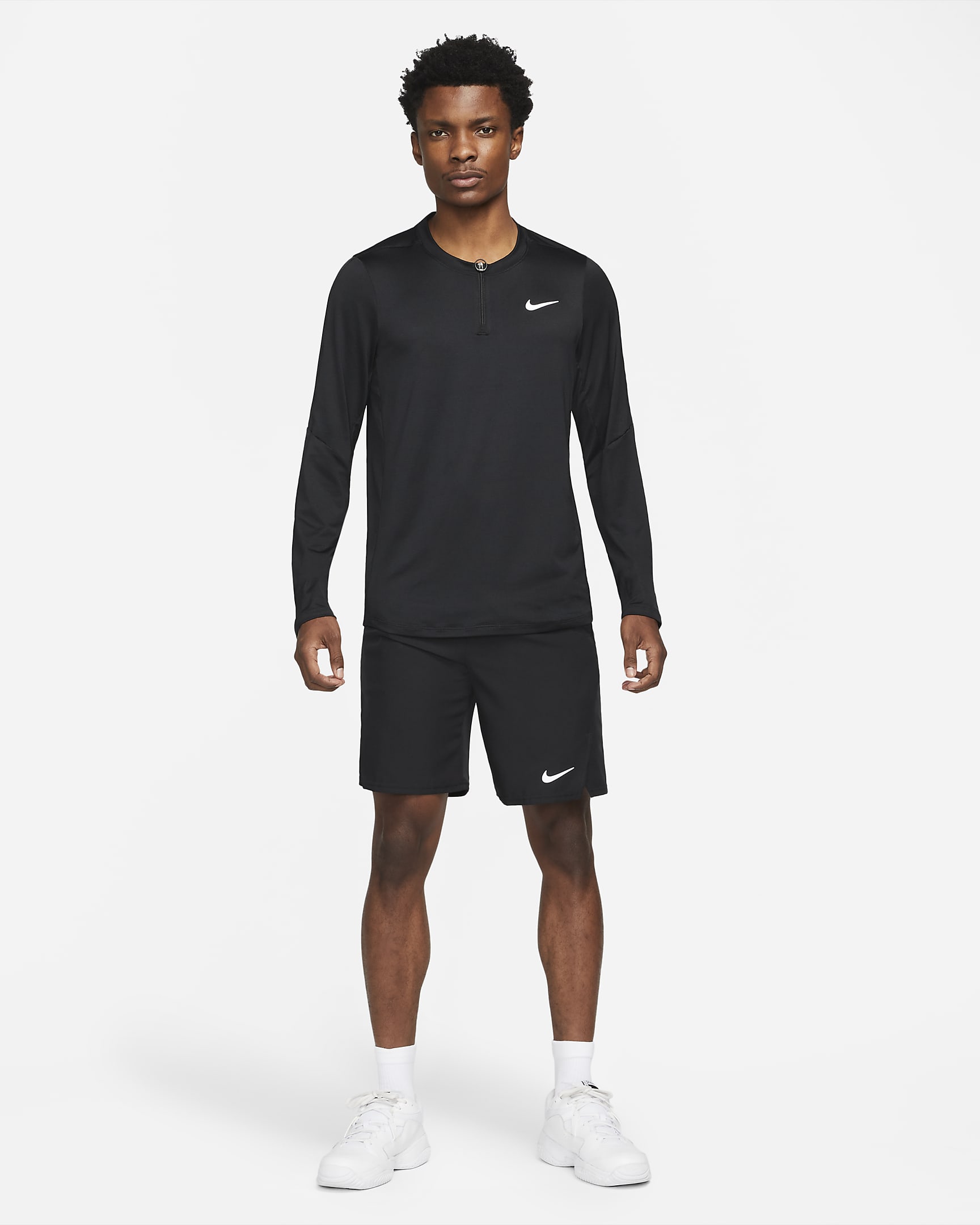 NikeCourt Dri-FIT Advantage Men's Half-Zip Tennis Top. Nike AE