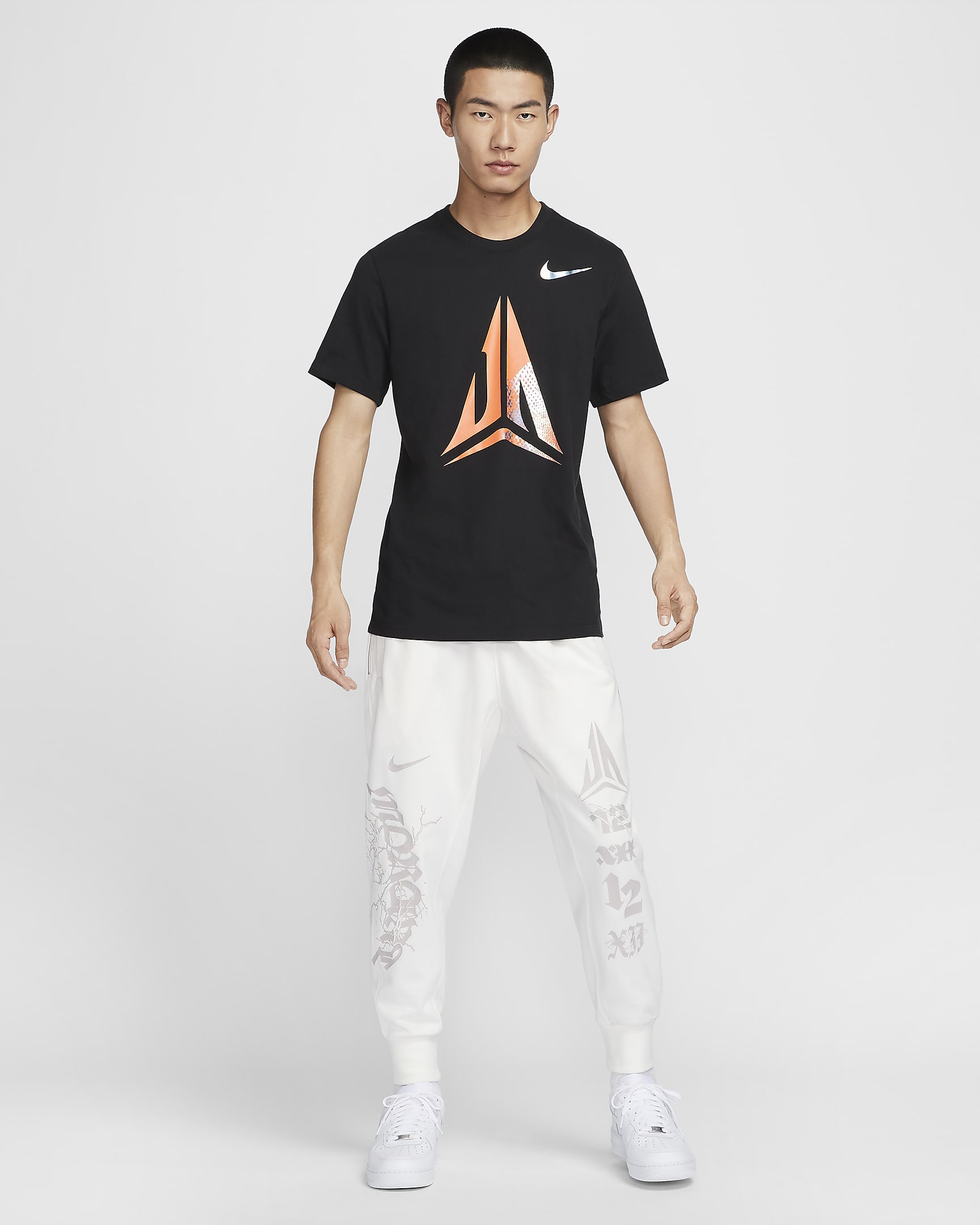 Ja 男款 Dri-FIT 籃球 T 恤 - 黑色