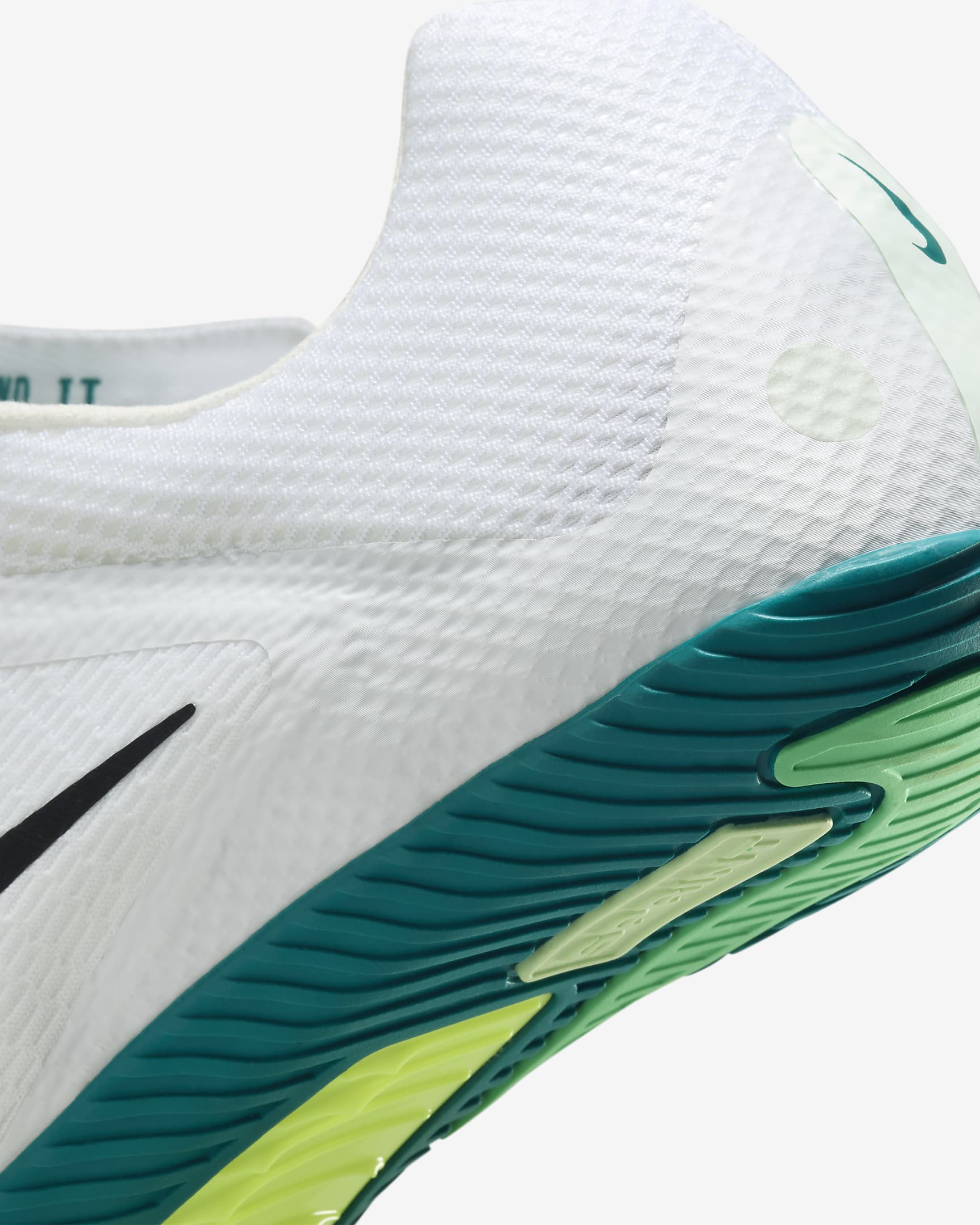 Nike Zoom Rival Track & Field Sprinting Spikes - White/Bright Spruce/Vapor Green/Black