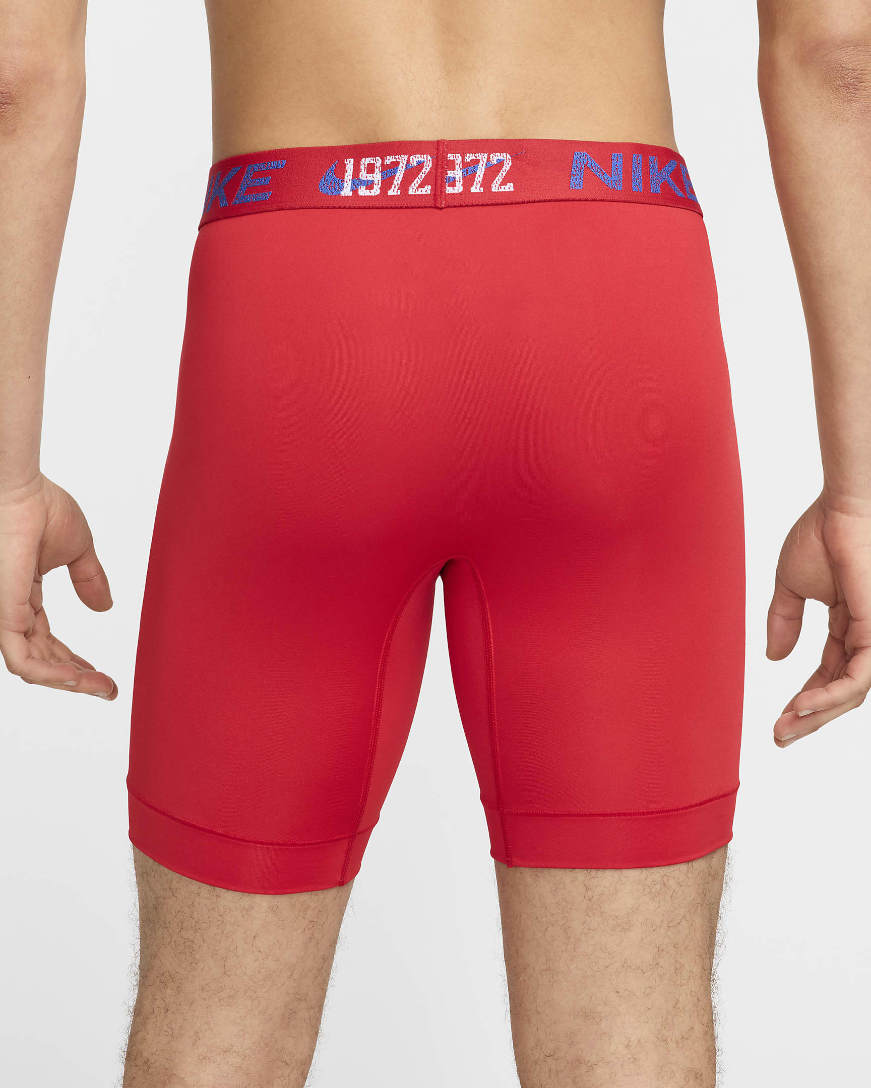 Nike Dri-FIT Essential Micro Long Boxer Briefs (3-Pack) - Red