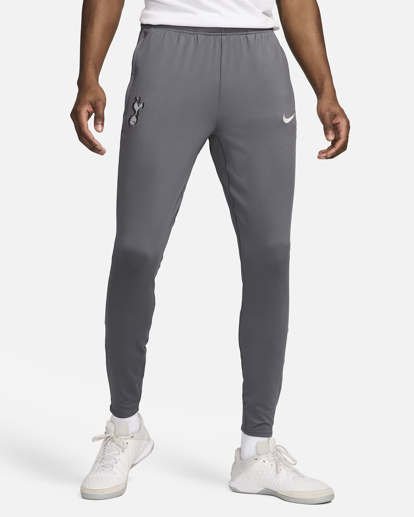 Pantaloni da calcio in maglia Nike Dri-FIT Tottenham Hotspur Strike – Uomo - Grigio scuro/Polar/Grey Fog