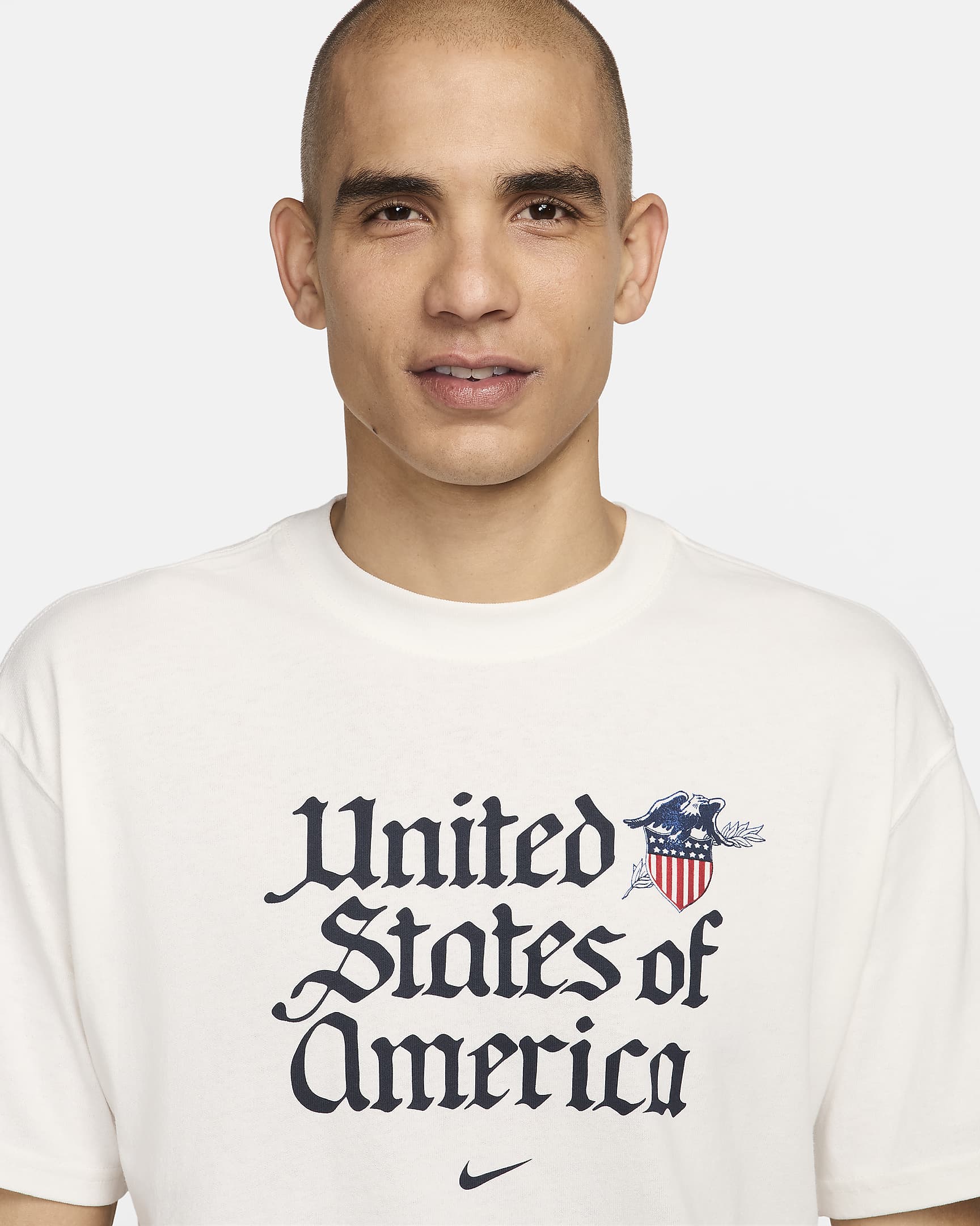 USA Premium Essential Men's Nike T-Shirt - Sail