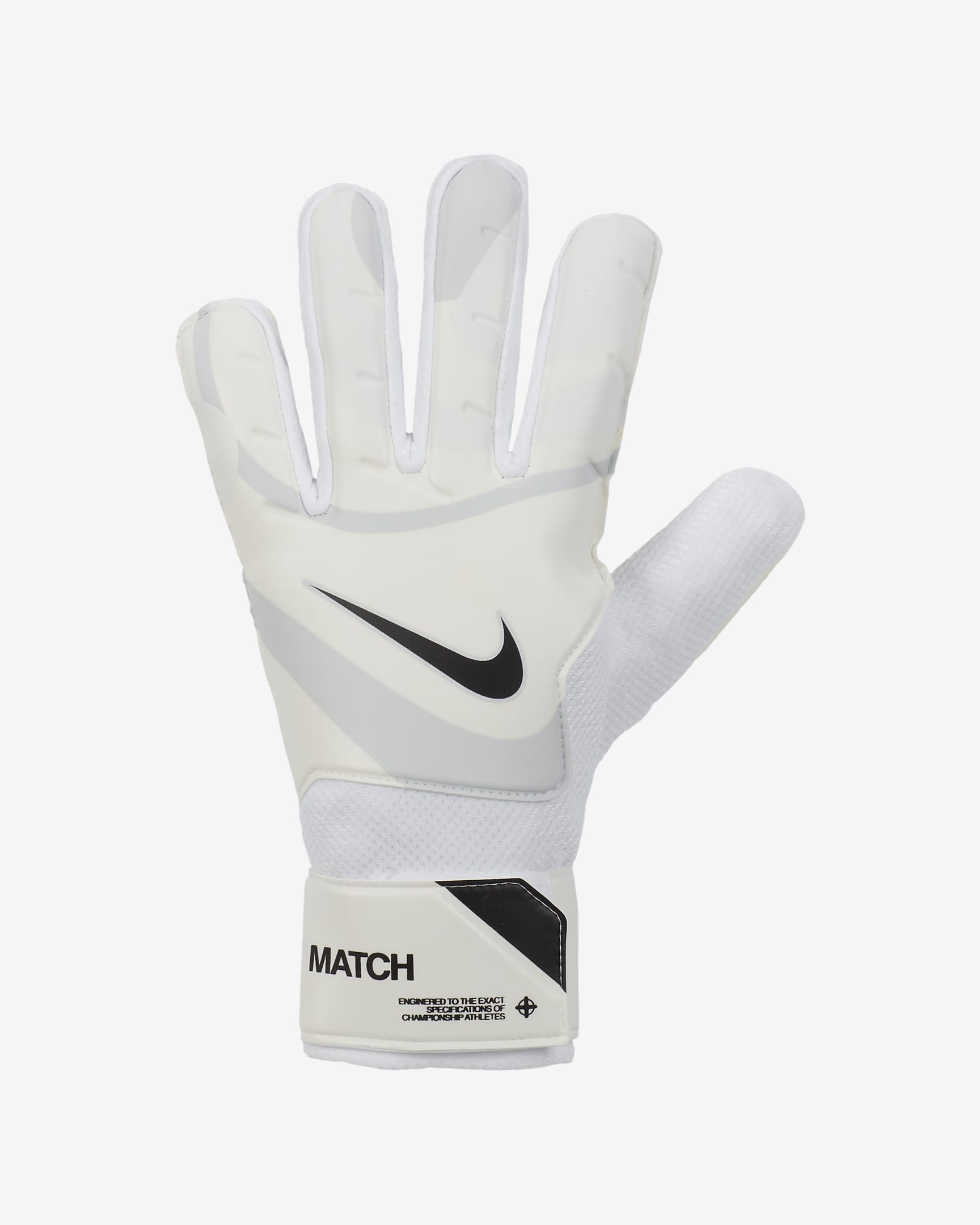 Nike Match keeperhandschoenen - Wit/Pure Platinum/Zwart