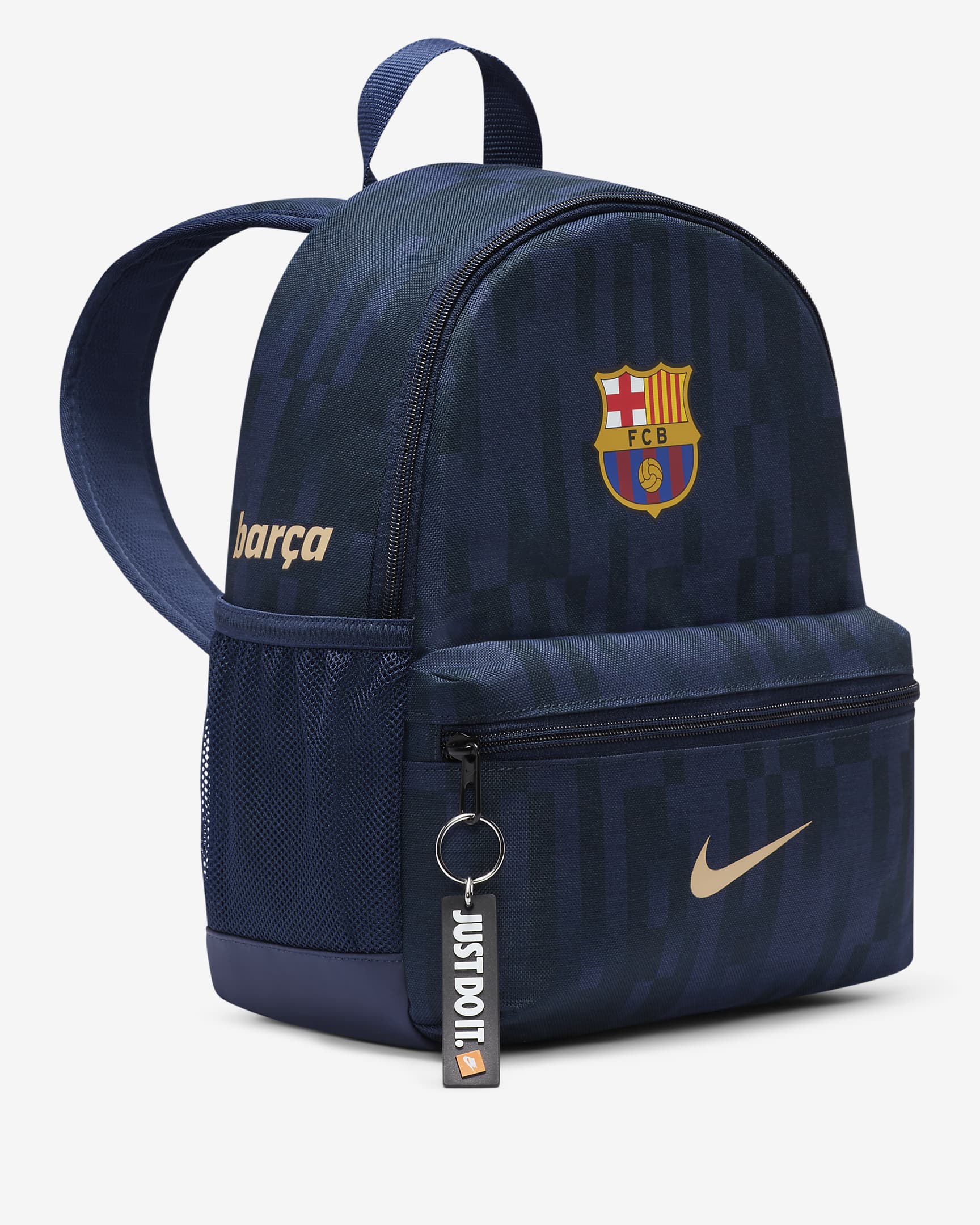 Liten ryggsäck FC Barcelona JDI för barn - Midnight Navy/Midnight Navy/Gold