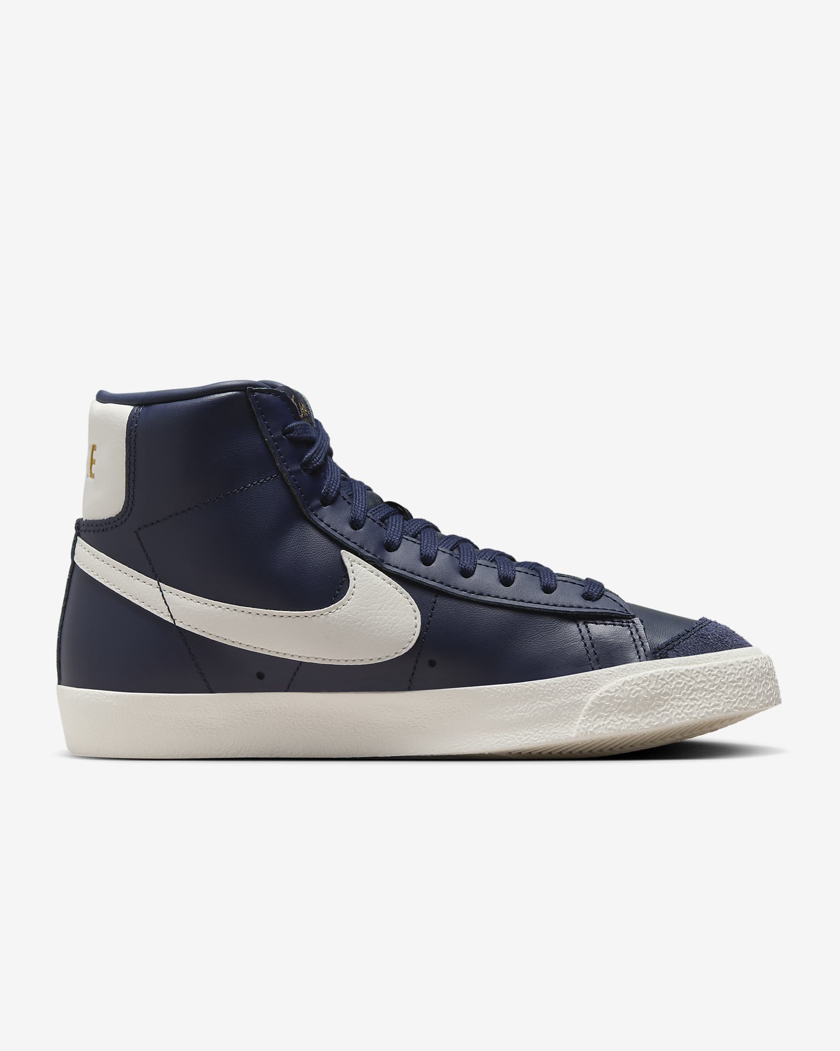 Nike Blazer Mid '77 Women's Shoes - Obsidian/Sail/Metallic Gold/Phantom