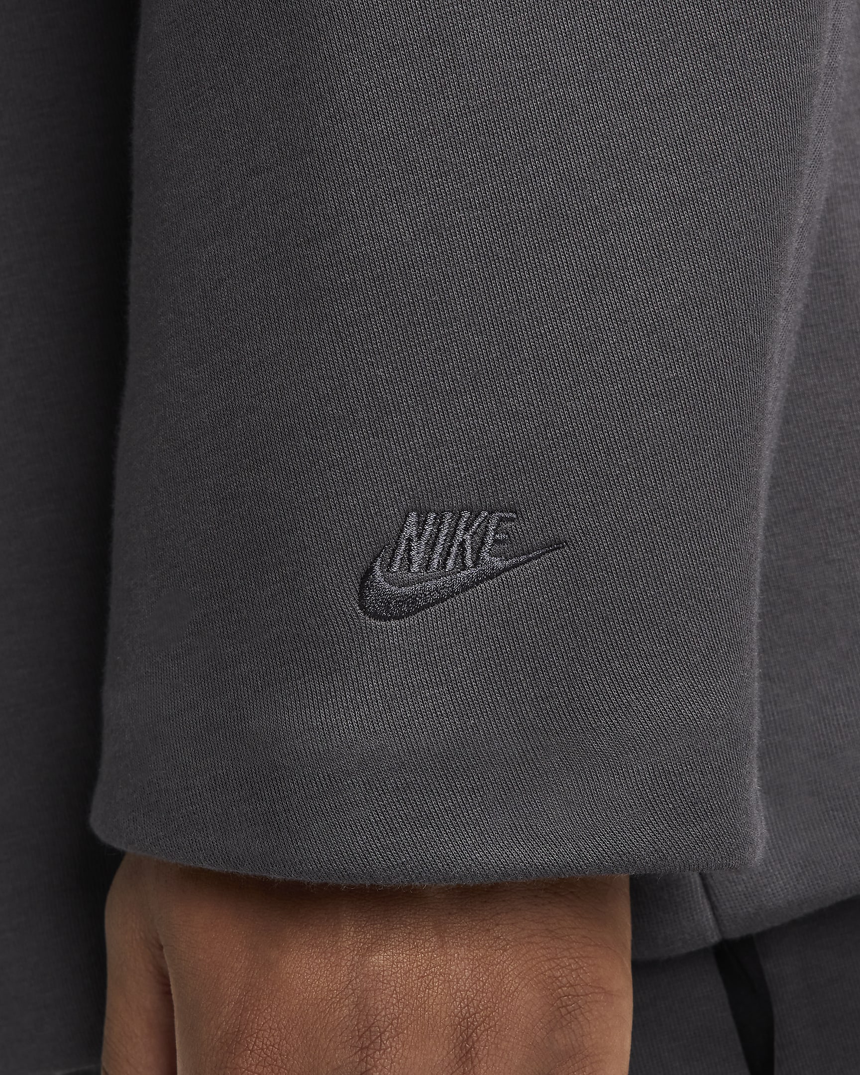 Shacket in fleece Nike Tech – Uomo - Antracite/Antracite