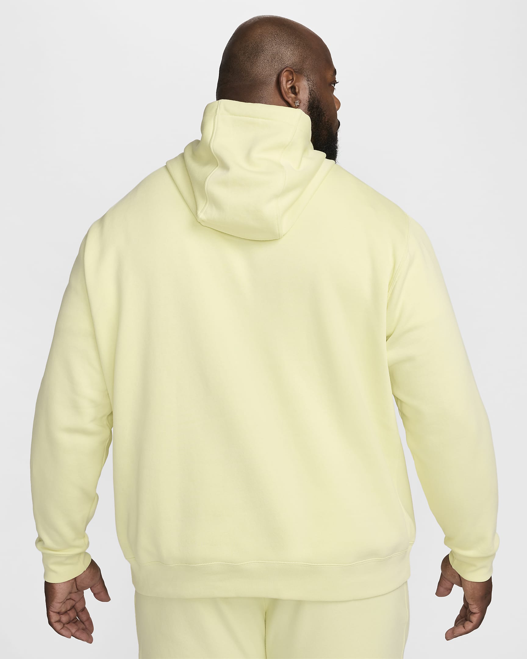 Sweat à capuche Nike Sportswear Club Fleece - Life Lime/Life Lime/Blanc