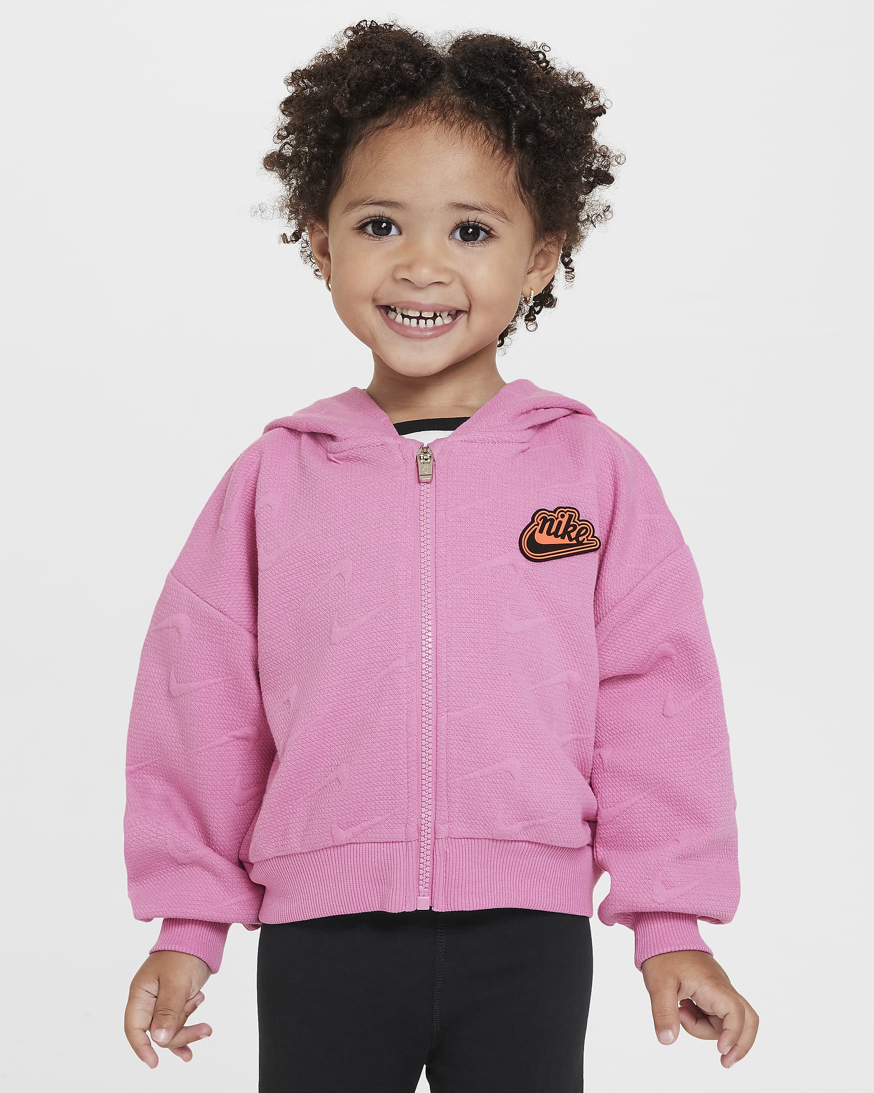 Nike New Impressions Toddler Full-Zip Hoodie - Magic Flamingo