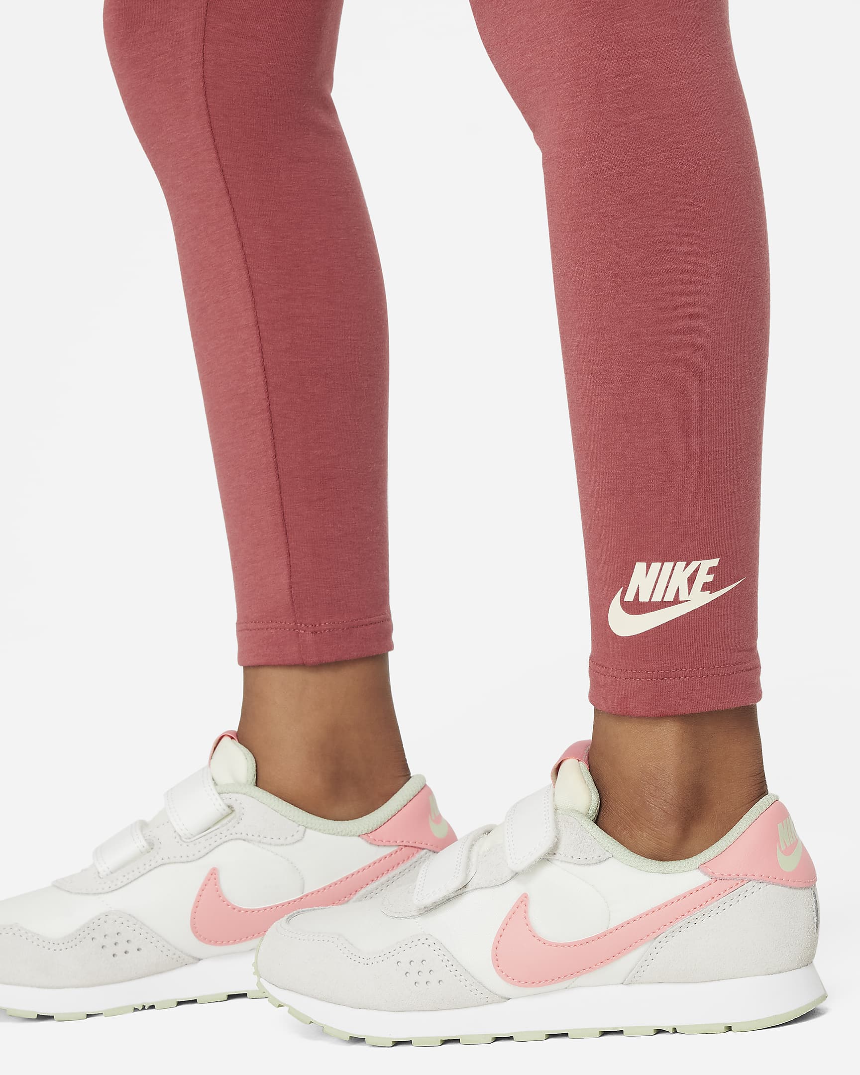 Nike "Home Swoosh Home" Crew Set Little Kids 2-Piece Set - Cedar