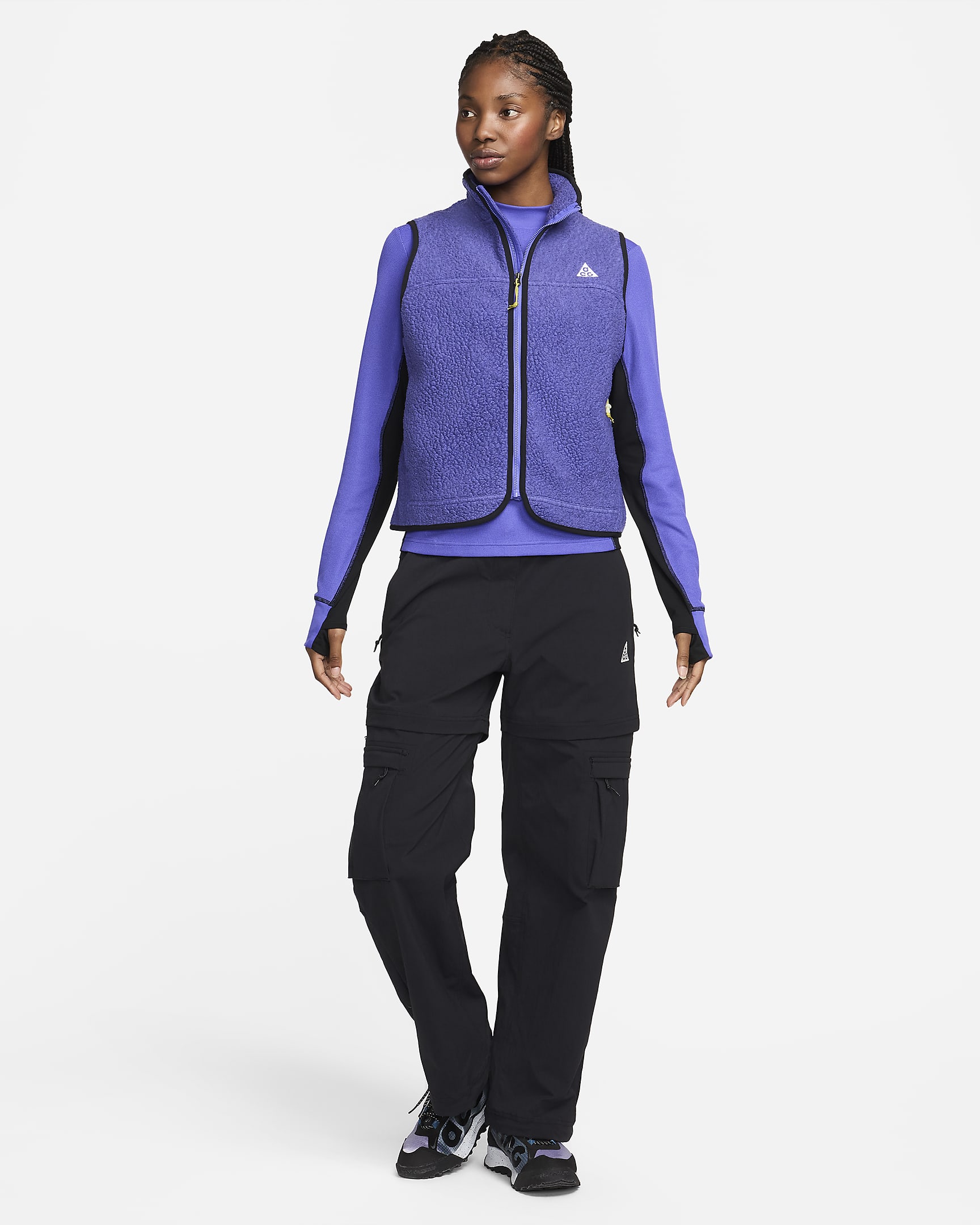 Veste sans manches Nike ACG « Arctic Wolf » pour femme - Persian Violet/Noir/Summit White