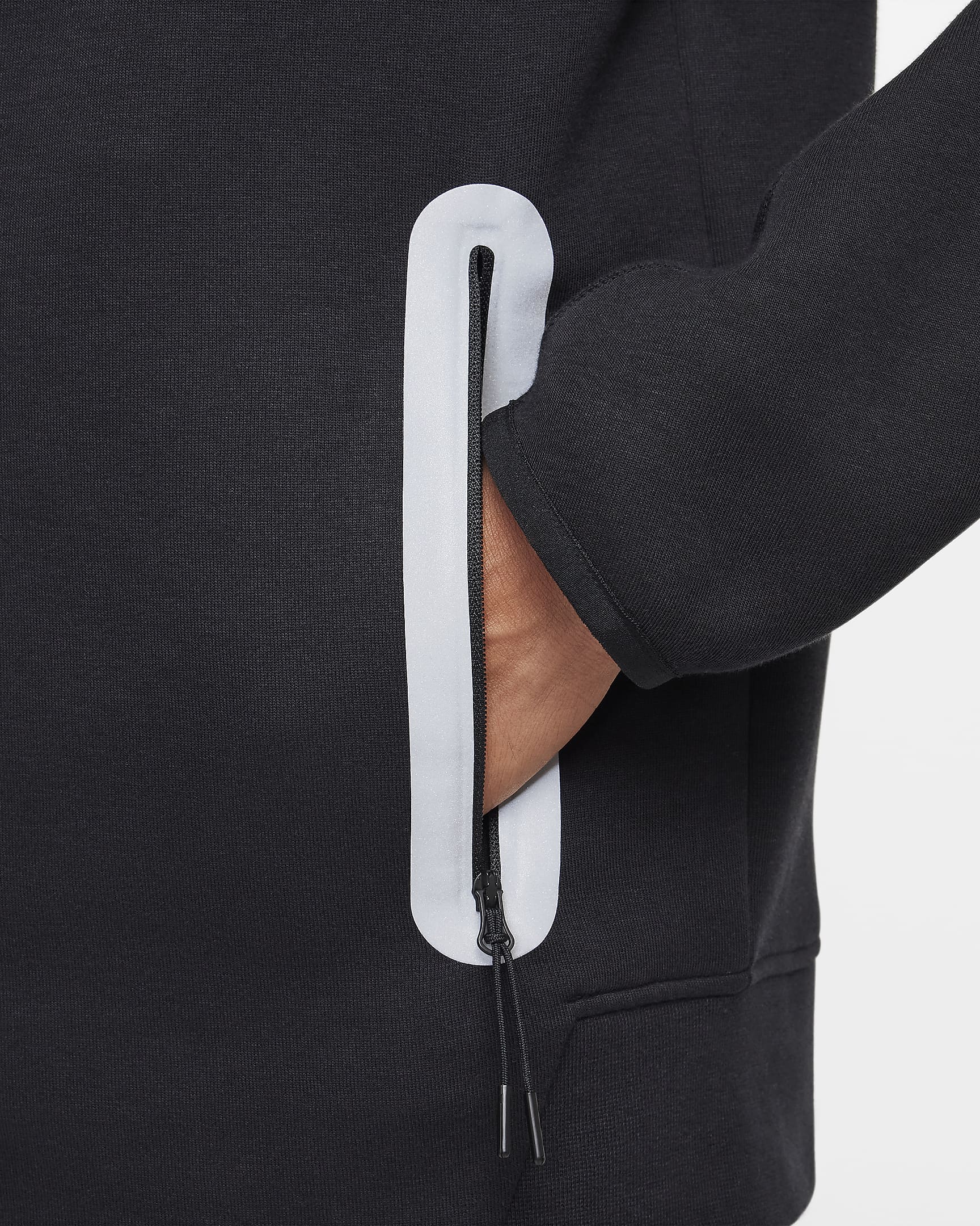 Nike Tech Windrunner Men's Fleece Full-Zip Jacket - Black