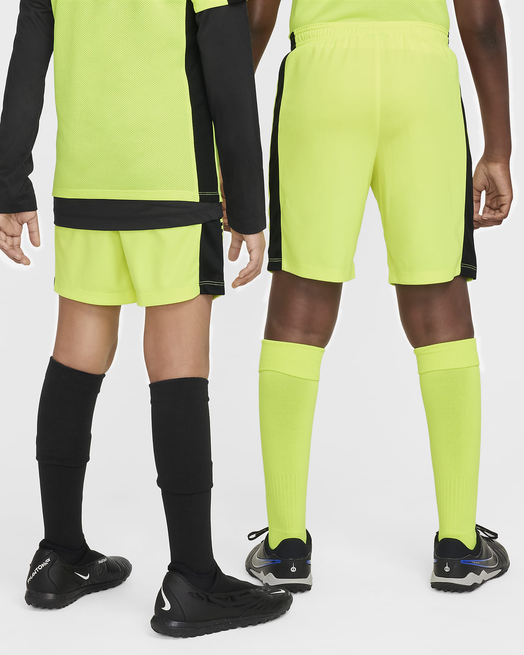 CR7 Academy23 Older Kids' Dri-FIT Football Shorts - Volt/Black/Black