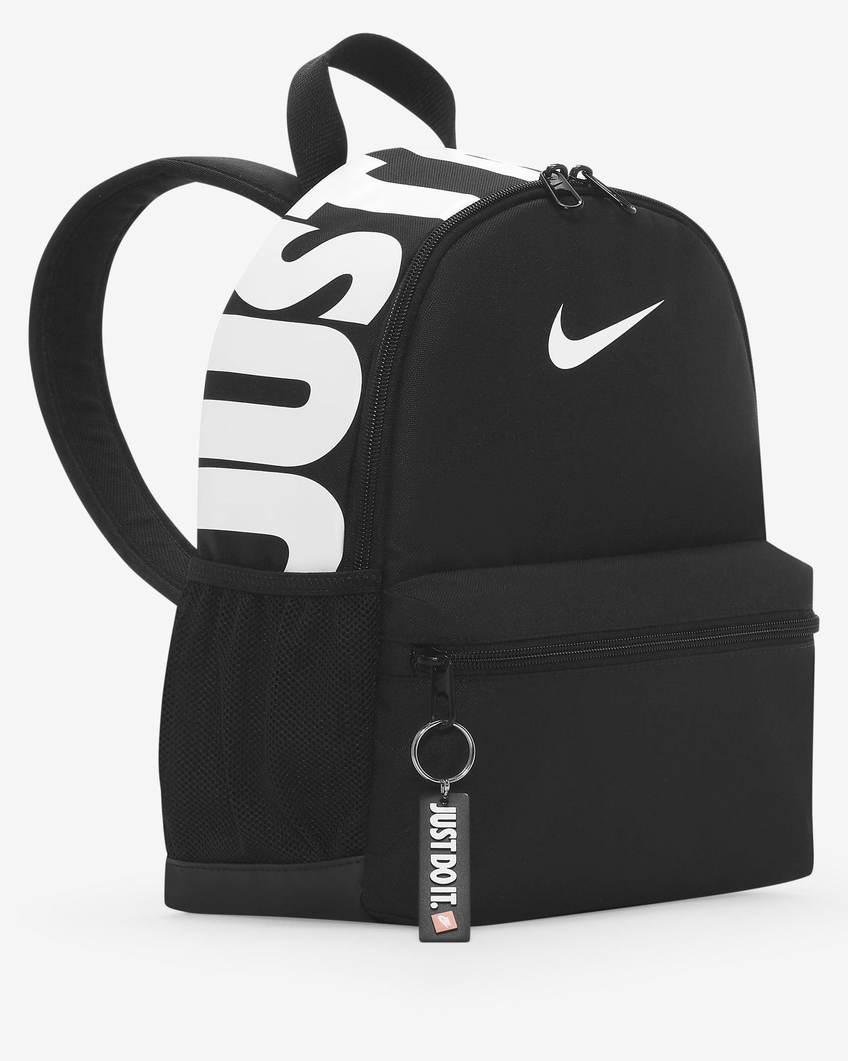 Nike Brasilia JDI Kids' Mini Backpack (11L) - Black/Black/White