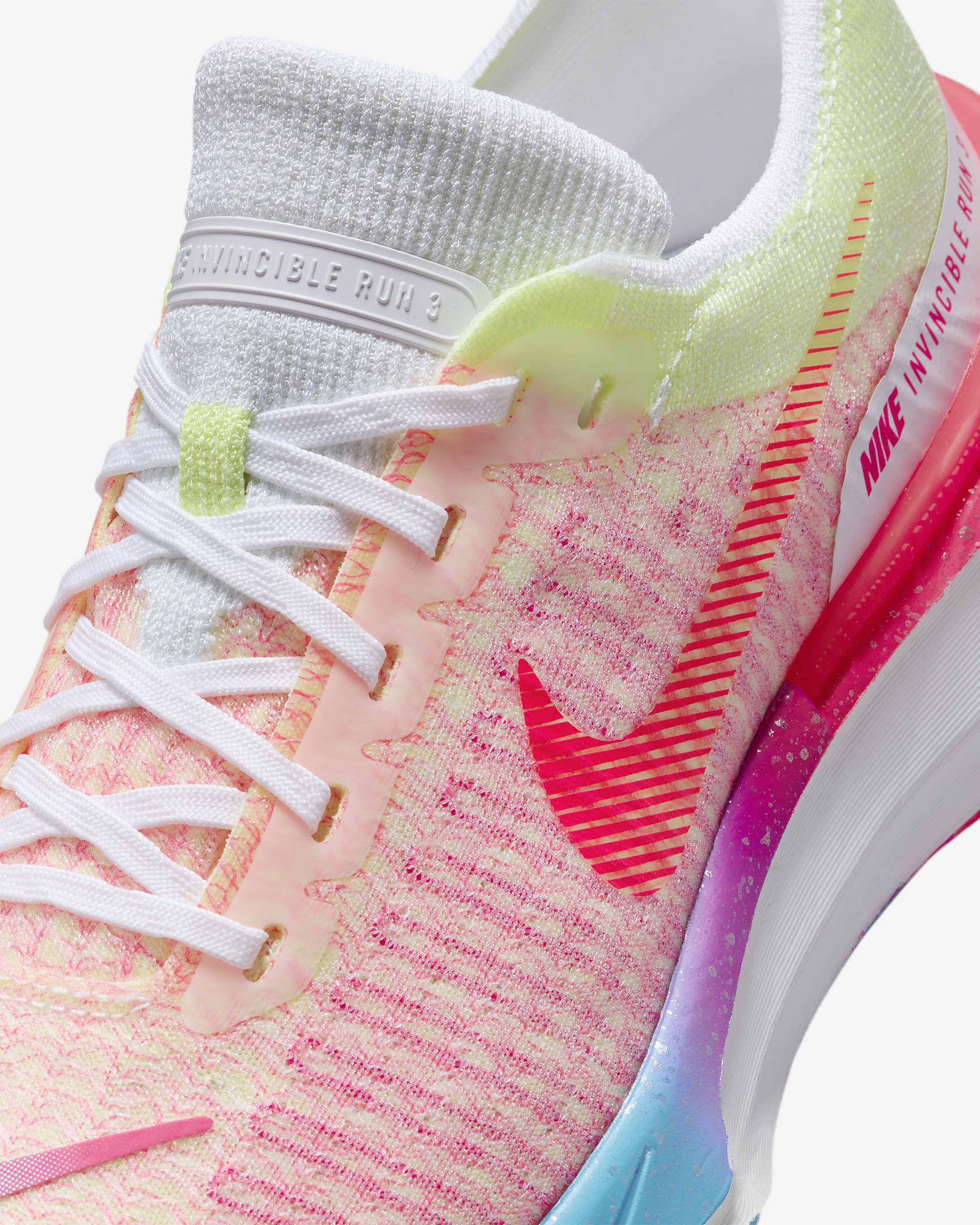 Nike Invincible 3 Women's Road Running Shoes - Barely Volt/White/Pink Foam/Hyper Pink