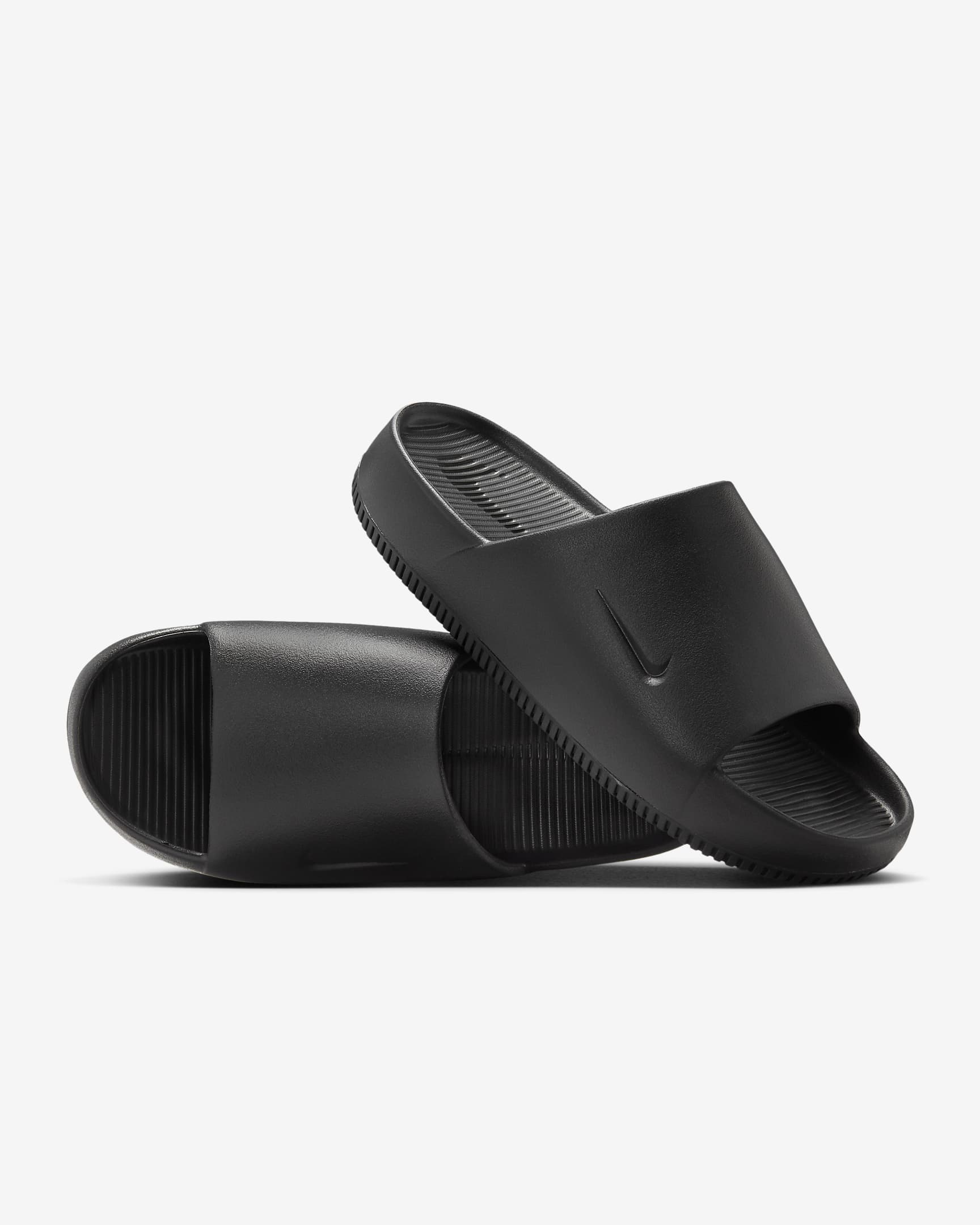 Nike Calm slippers voor heren - Zwart/Zwart