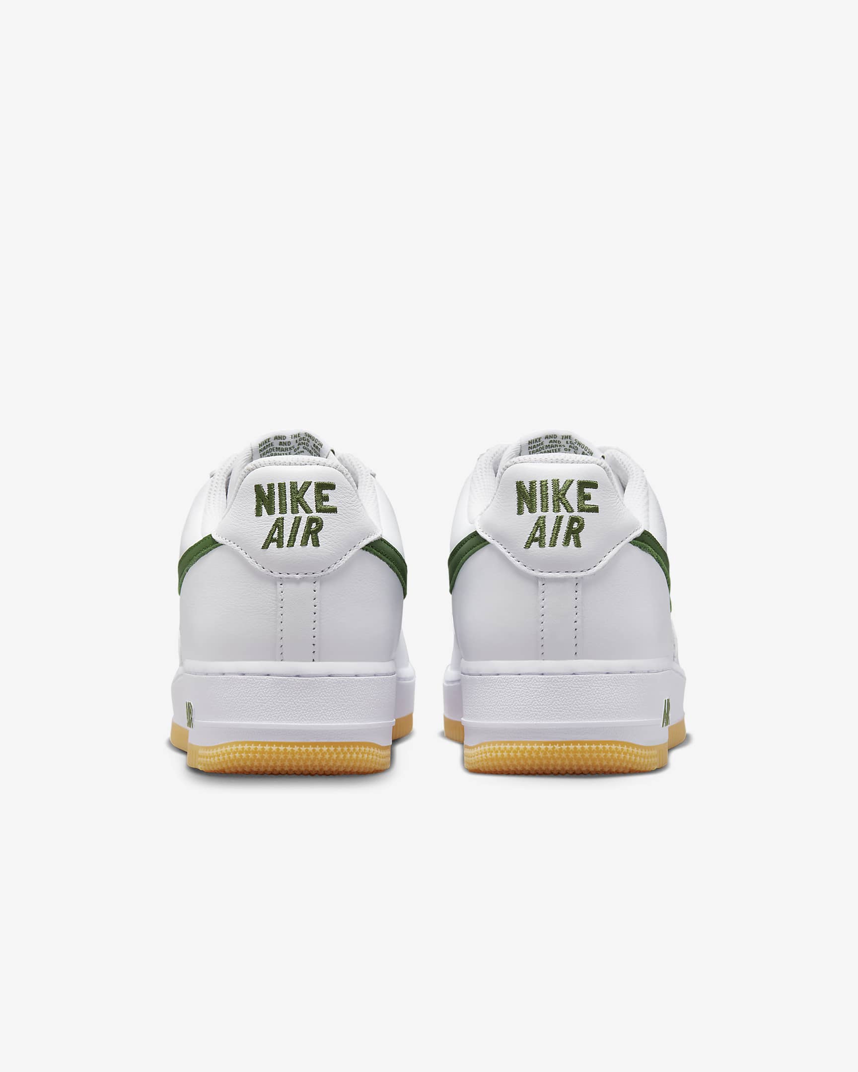 Nike Air Force 1 Low Retro Men's Shoes - White/Gum Yellow/Forest Green