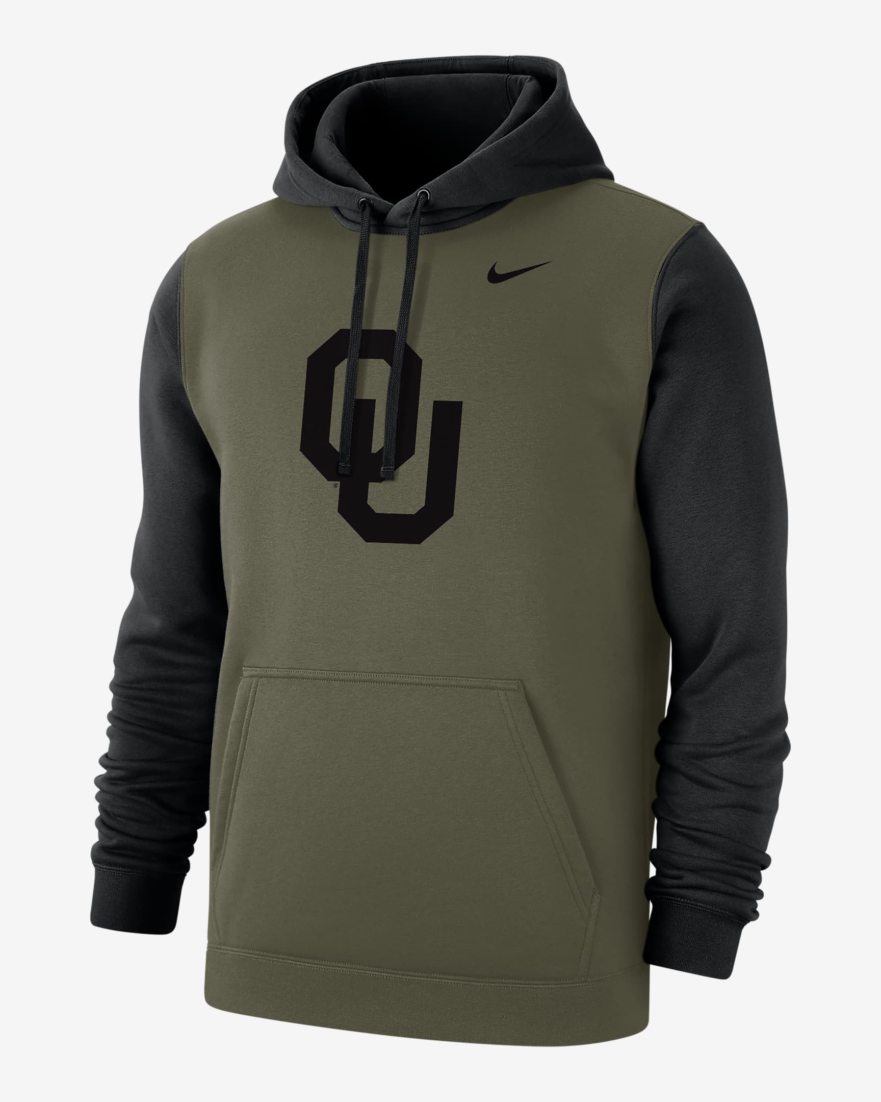 Oklahoma Olive Pack Men's Nike College Hoodie - Olive