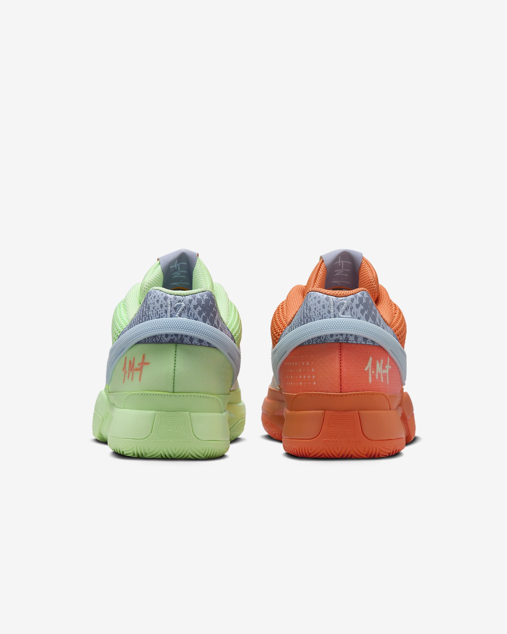 JA 1 EP Basketball Shoes - Bright Mandarin/Vapour Green/Light Armoury Blue/Multi-Colour