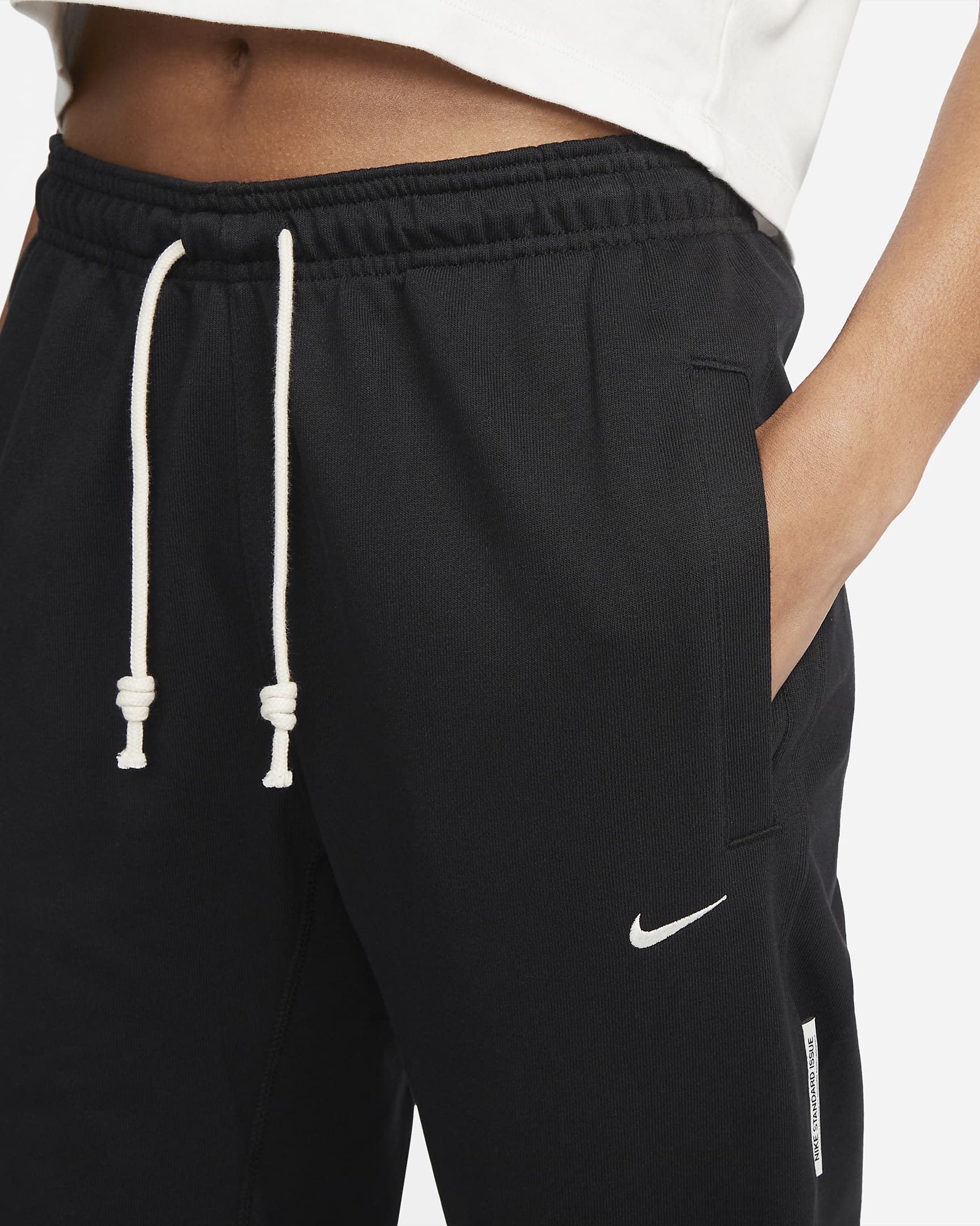 Nike Standard Issue Pantalón de baloncesto Dri-FIT - Hombre - Negro/Pale Ivory