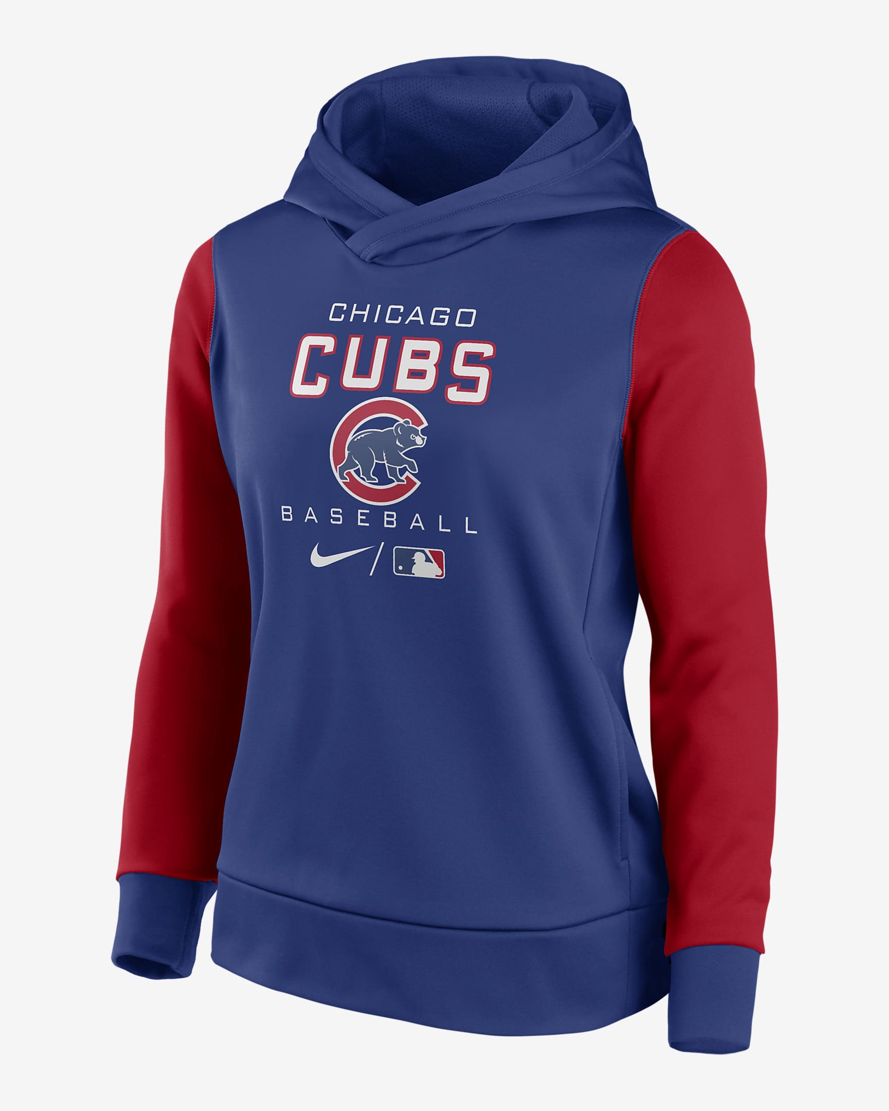 Nike Therma Team (MLB Chicago Cubs) Women's Pullover Hoodie. Nike.com