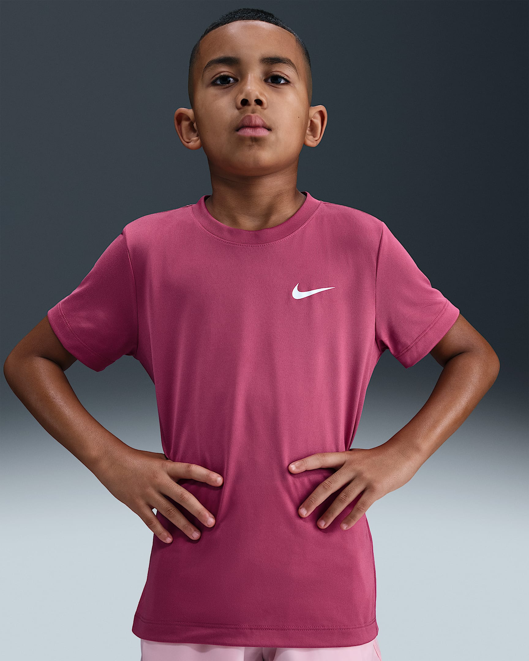 Nike Legend Big Kids' Dri-FIT T-Shirt - Sweet Beet