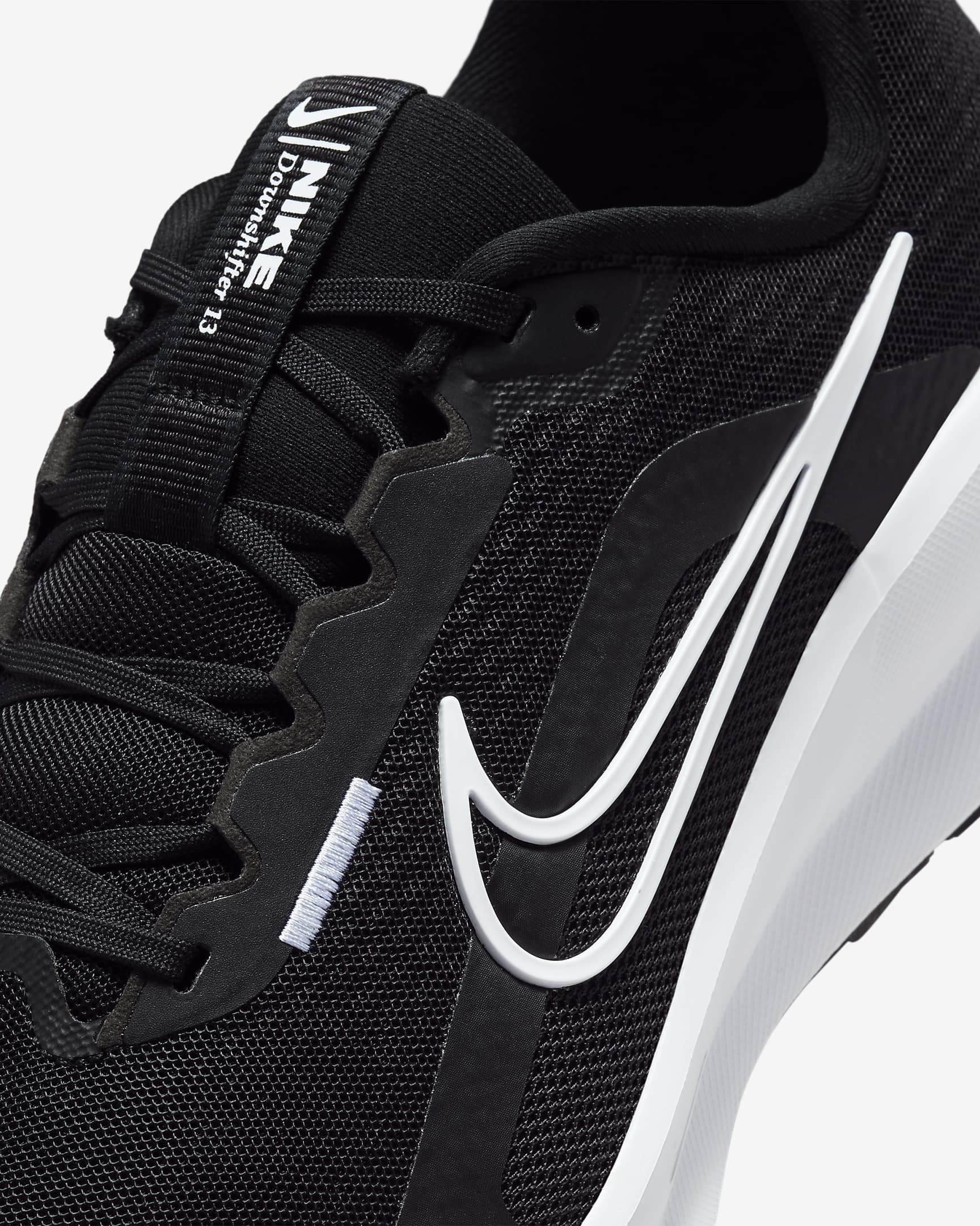 Tenis de correr en carretera para hombre (extraancho) Nike Downshifter 13 - Negro/Gris humo oscuro/Blanco