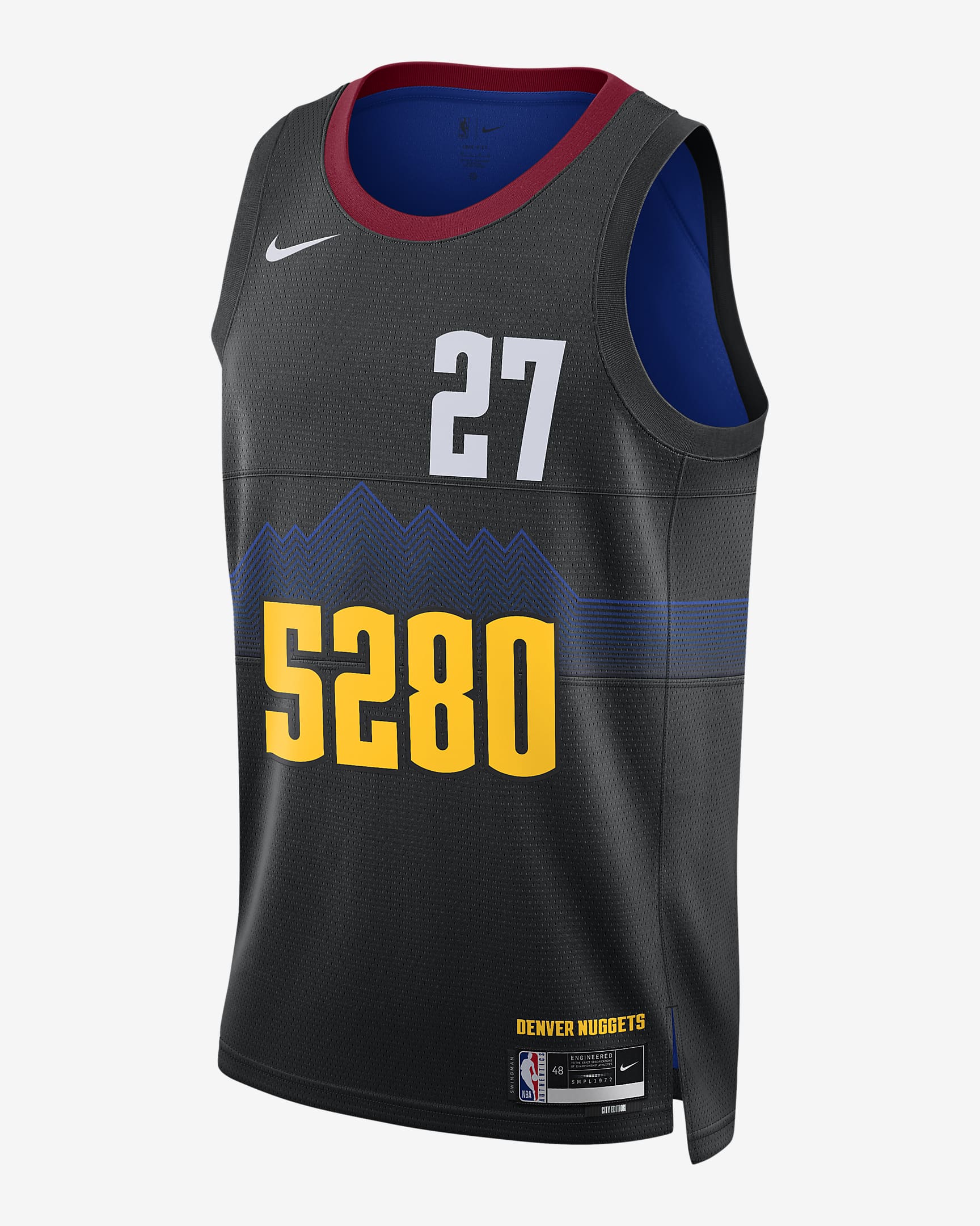 Jersey Nike Dri-FIT Swingman de la NBA para hombre Jamal Murray Denver ...