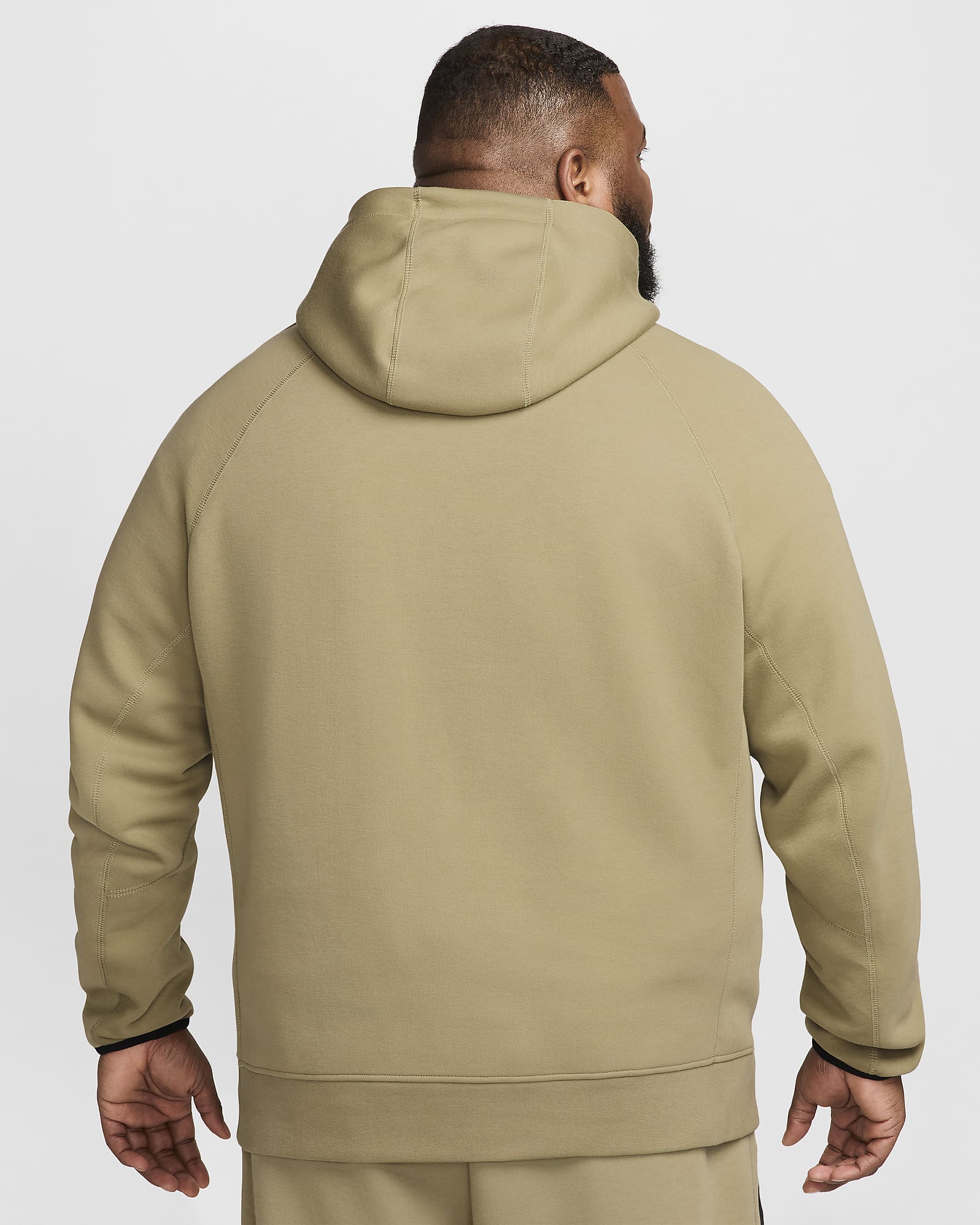 Nike Sportswear Tech Fleece Men's Pullover Hoodie - Neutral Olive/Black