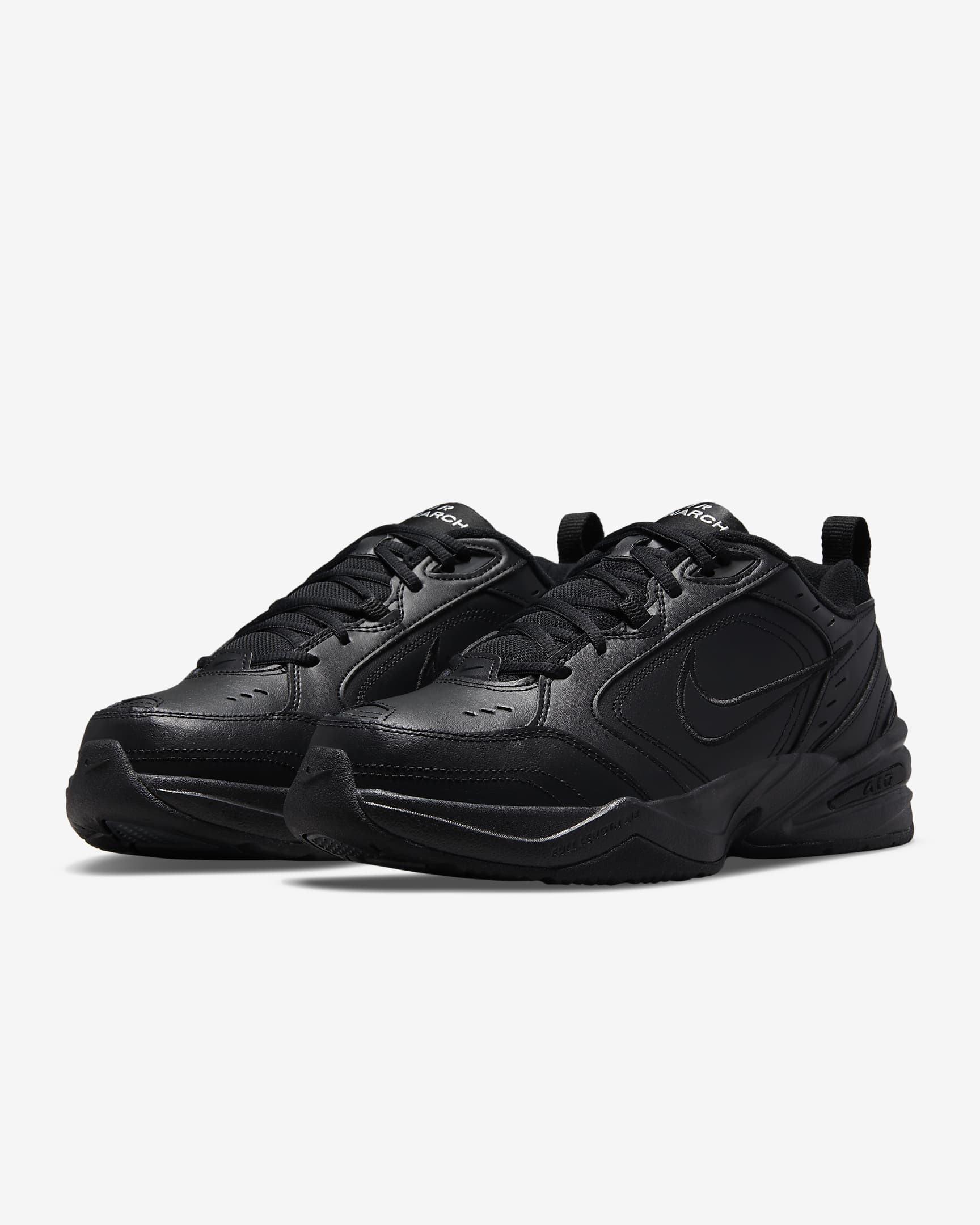 Nike Air Monarch IV Workout-Schuh für Herren (extraweit) - Schwarz/Schwarz