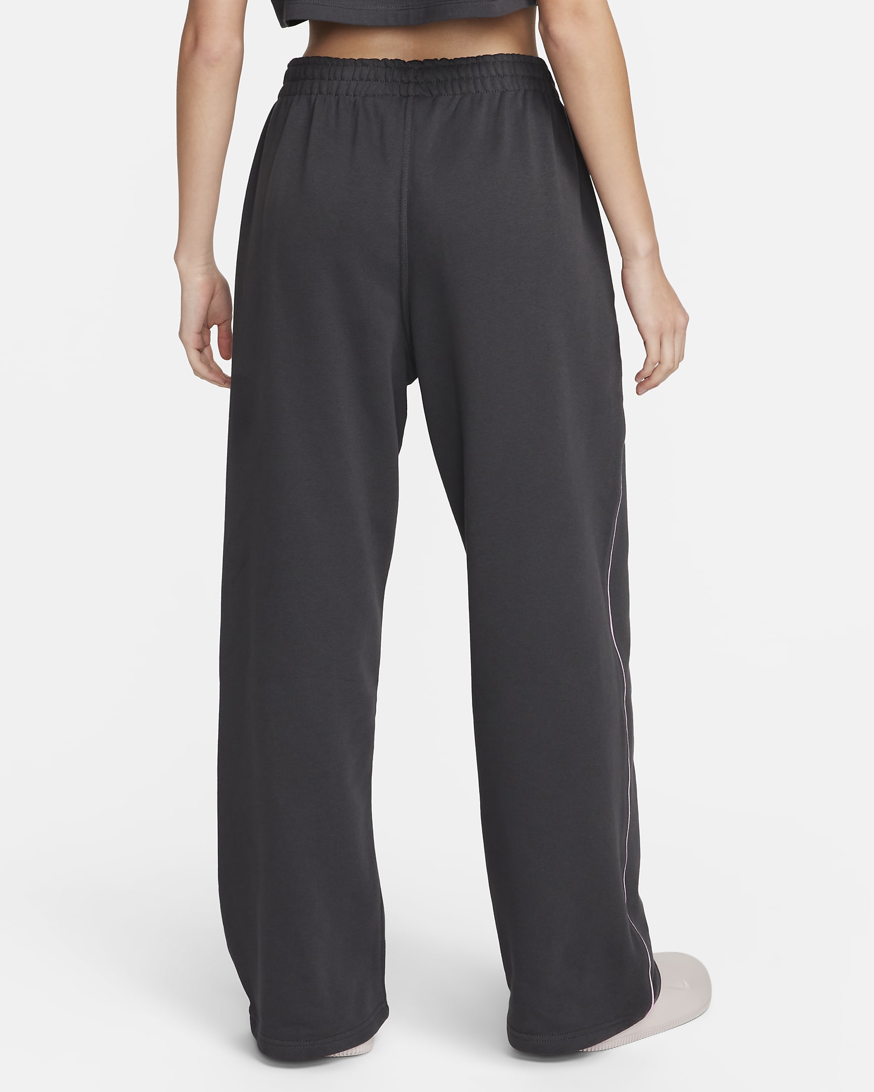 Nike Sportswear Women's Straight-Leg French Terry Trousers. Nike BG