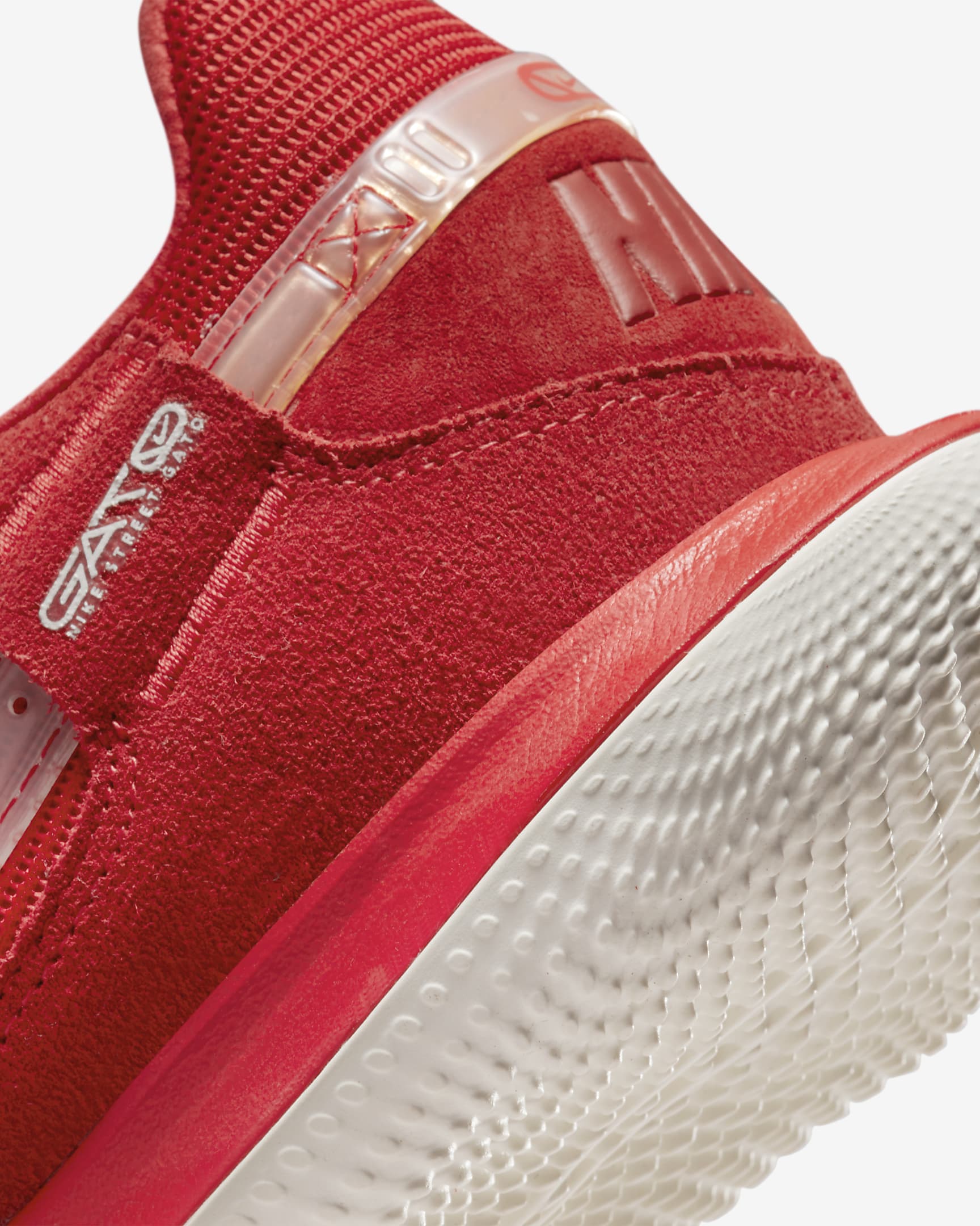 Nike Streetgato Low-Top Football Shoes - University Red/Sail/White