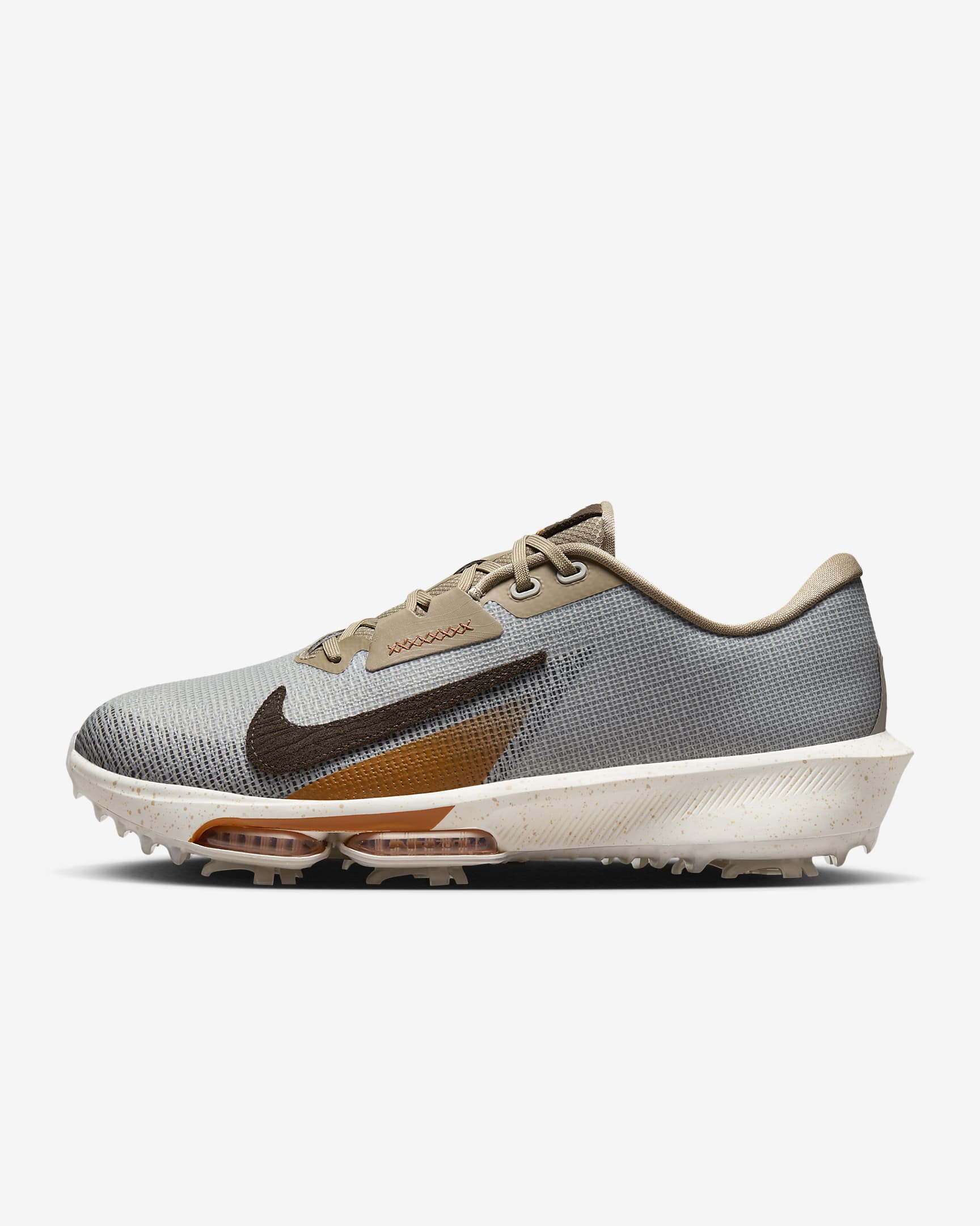 Nike Air Zoom Infinity Tour NRG Golf Shoes (Wide) - Light Iron Ore/Sail/Khaki/Baroque Brown