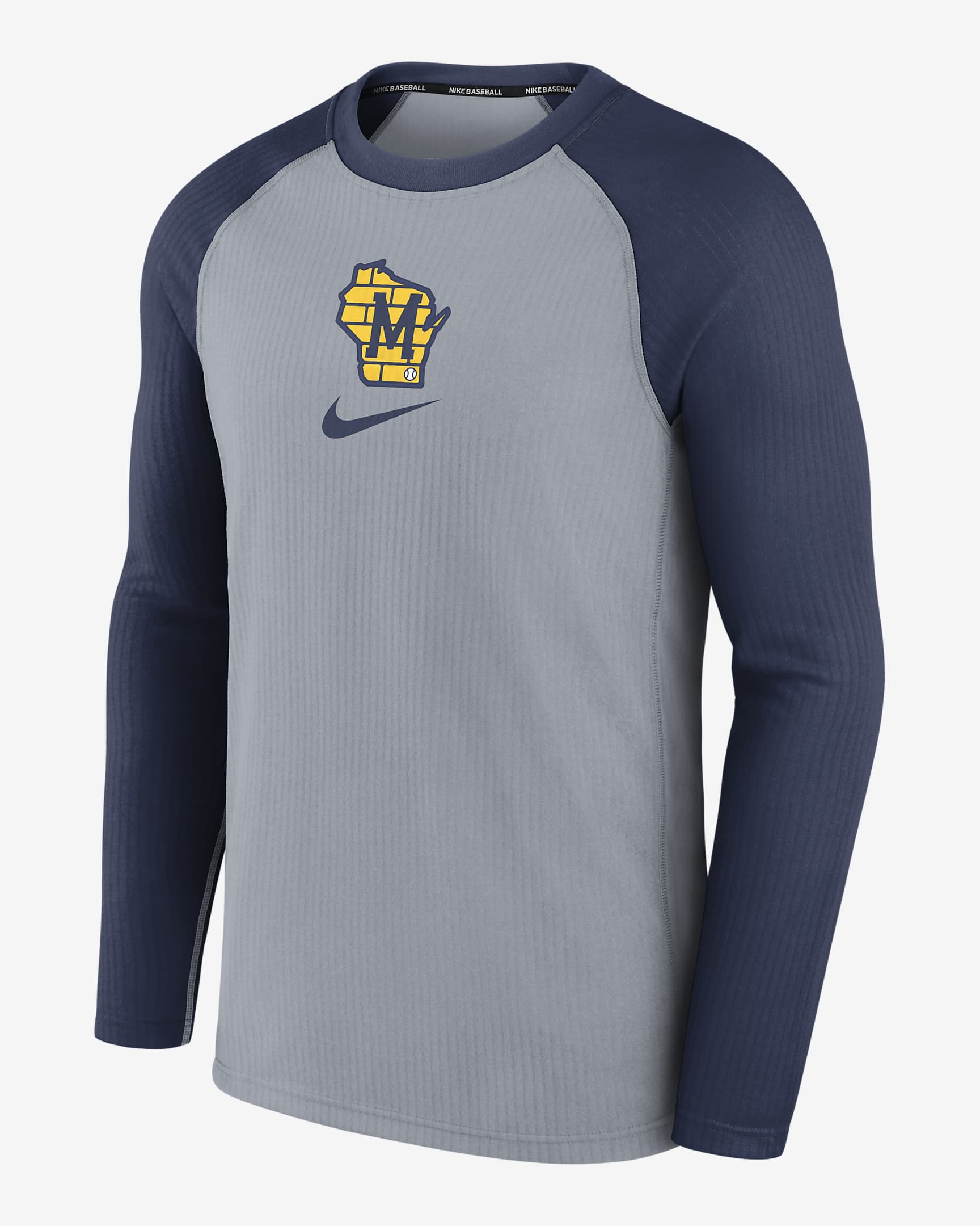 Nike Dri-FIT Game (MLB Milwaukee Brewers) Men's Long-Sleeve T-Shirt ...