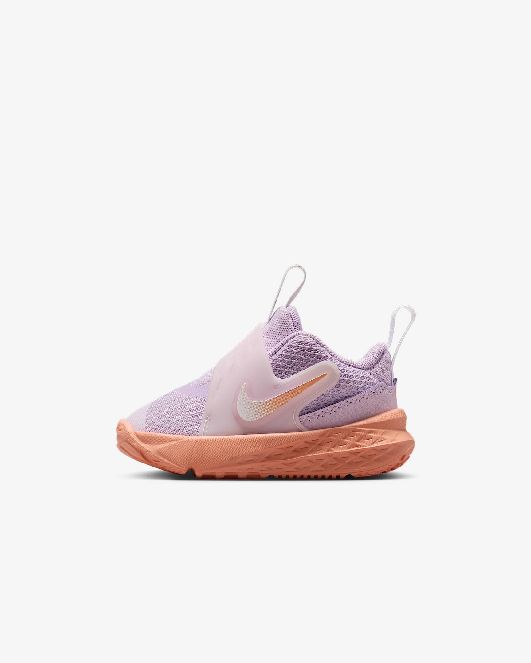 Nike Team Hustle D 12 Baby/Toddler Shoes - Doll/Pearl Pink/White/Apricot Agate