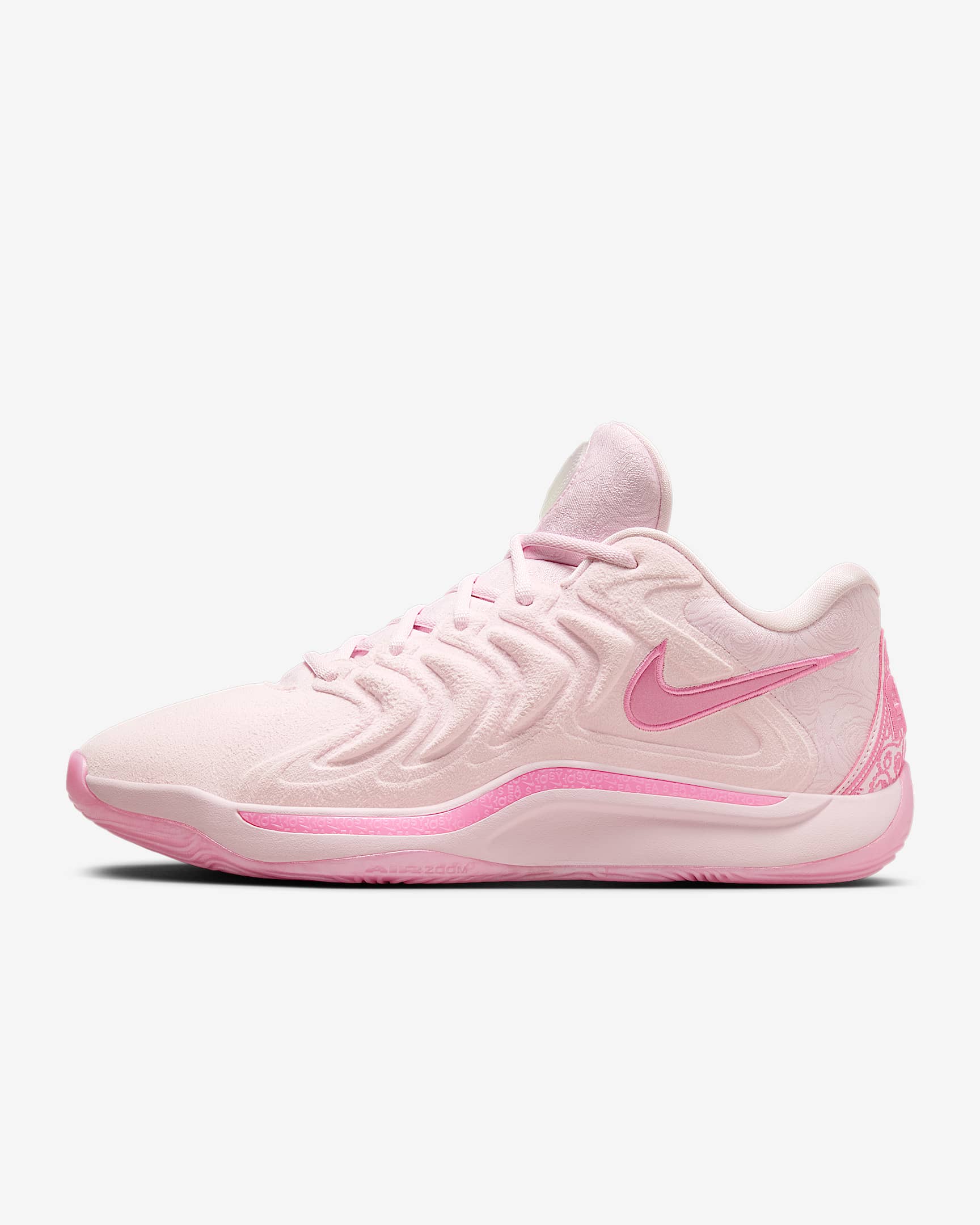 Tenis de básquetbol KD17 "Aunt Pearl" - Espuma rosa/Rosa extremo