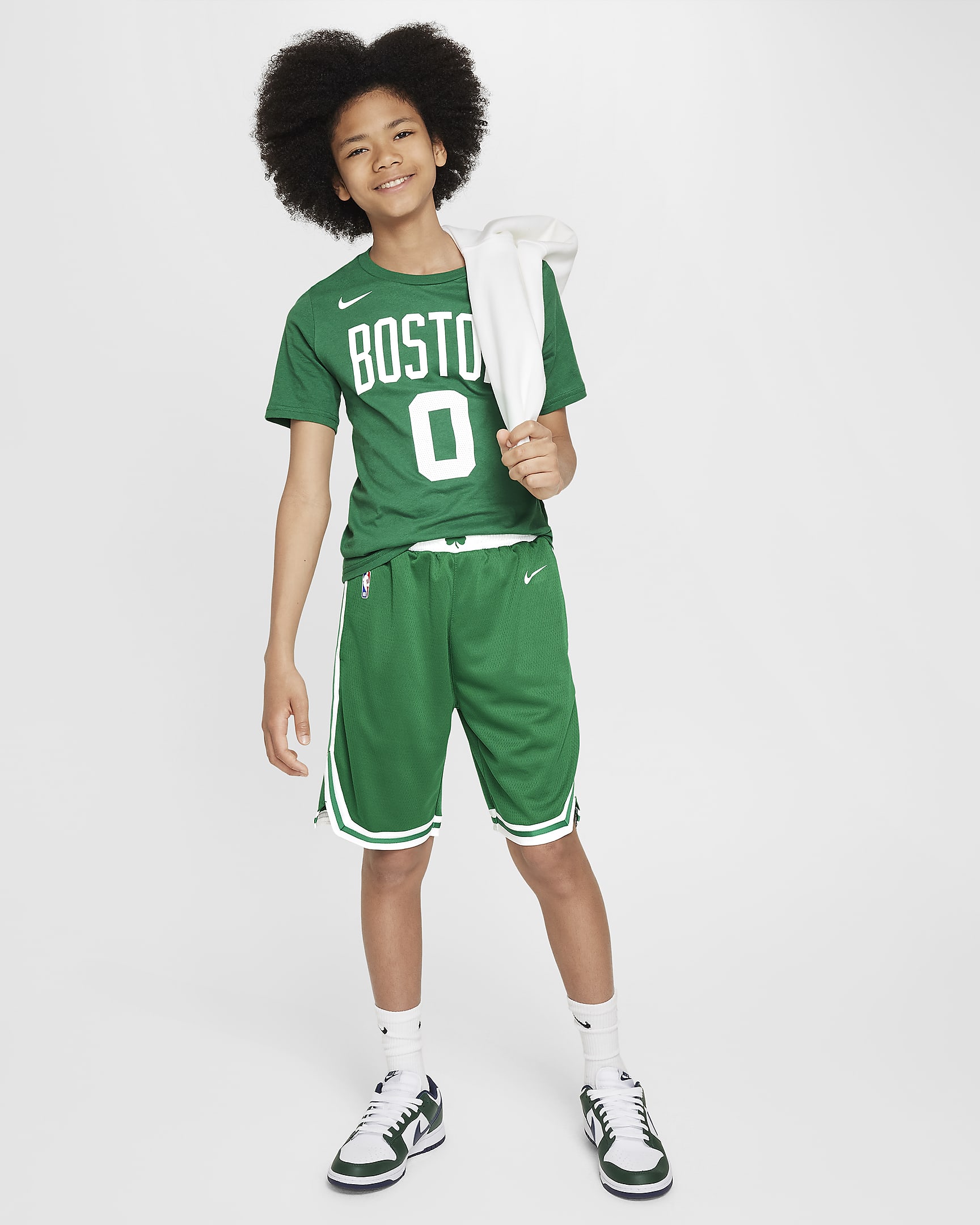 Jayson Tatum Boston Celtics Older Kids' Nike NBA T-Shirt. Nike UK