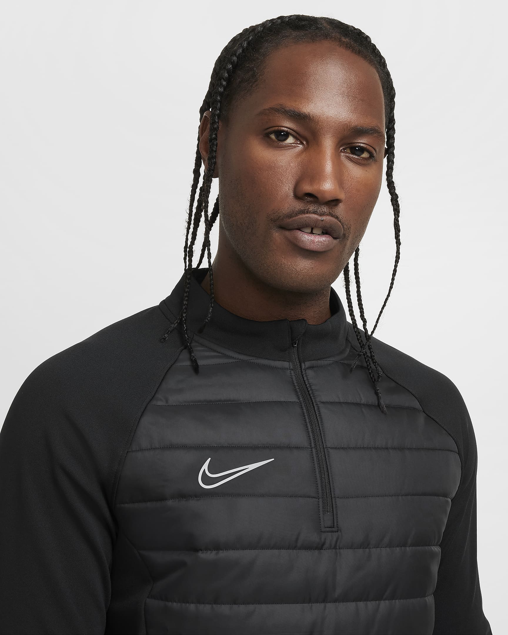 Nike academy winter warrior men s therma fit 1 2 zip football top nike ie