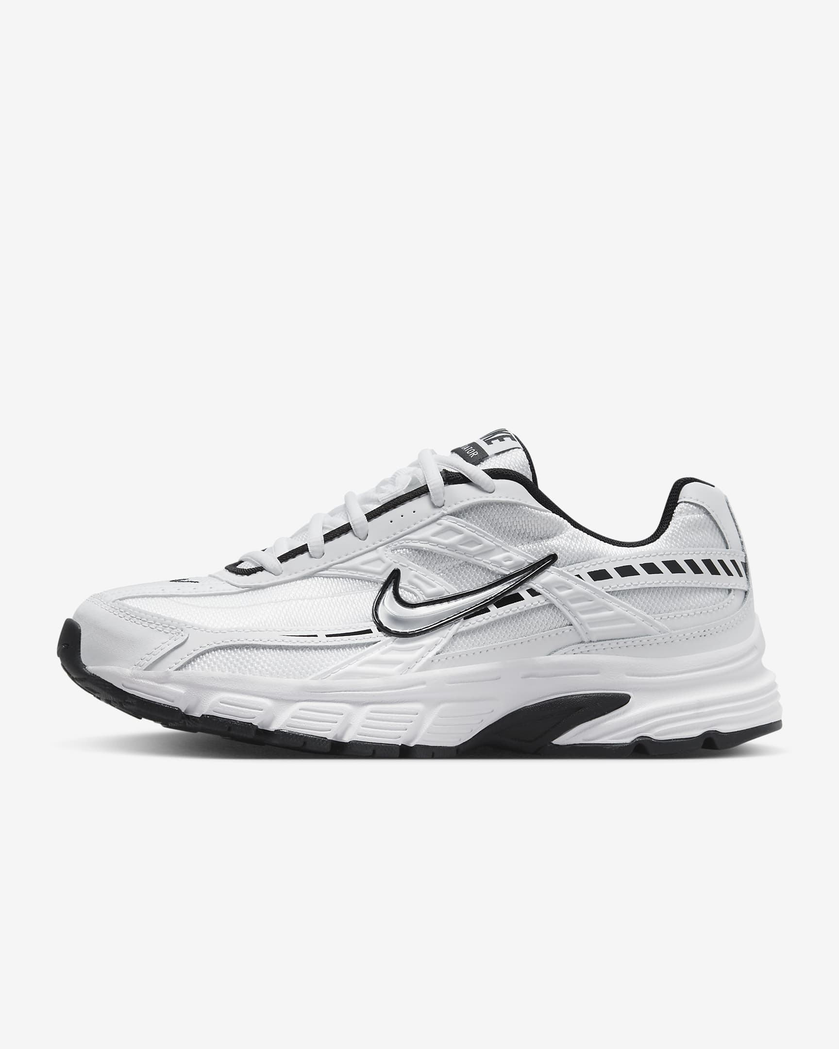 Tenis para mujer Nike Initiator - Blanco/Blanco/Negro/Plata metalizado