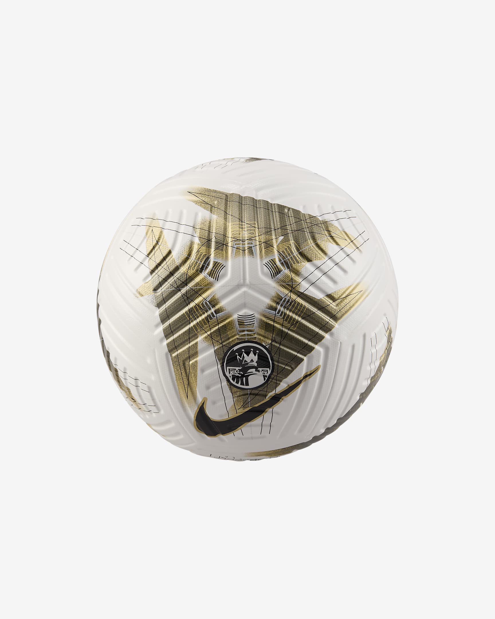 Premier League Club Elite Football - White/Metallic Gold Star/White