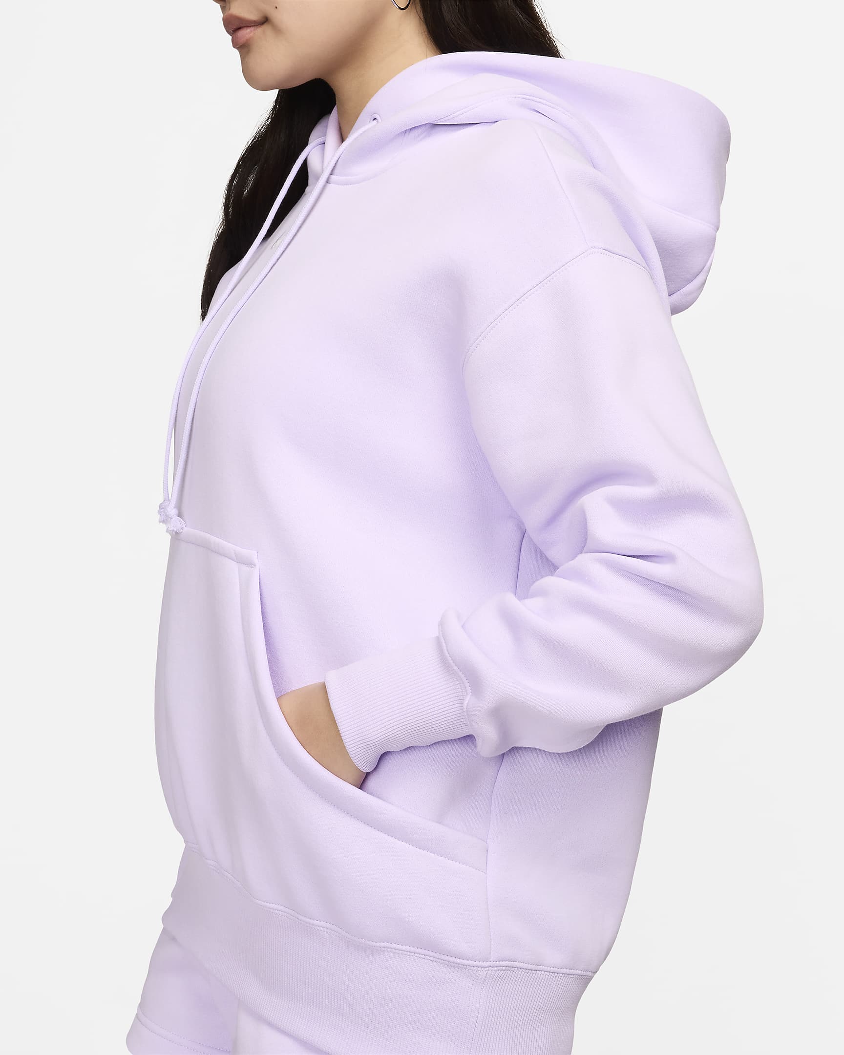 Nike Sportswear Phoenix Fleece Oversized hoodie voor dames - Violet Mist/Sail