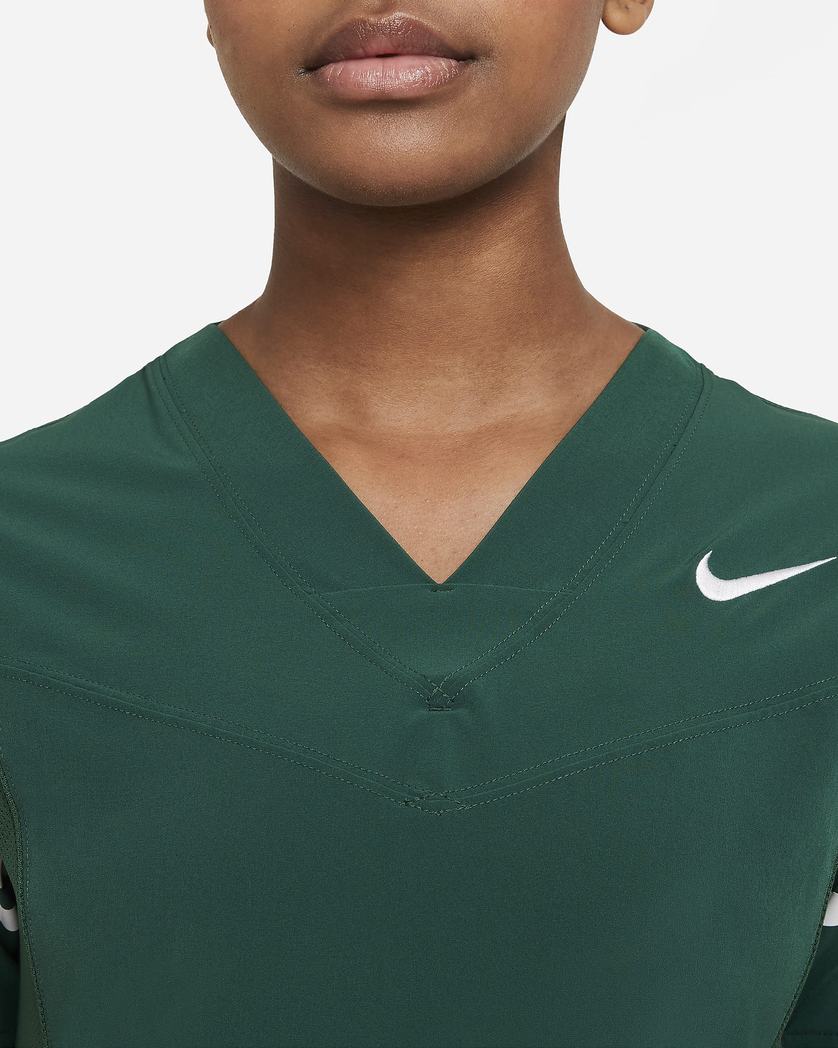 Nike Vapor Women's Flag Football Jersey (Stock) - Team Dark Green/Team White/Team White