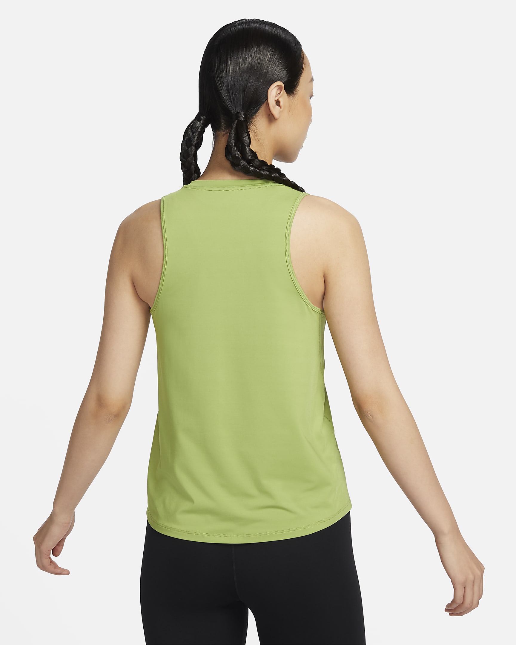 Nike One Classic Women's Dri-FIT Tank Top - Pear/Black