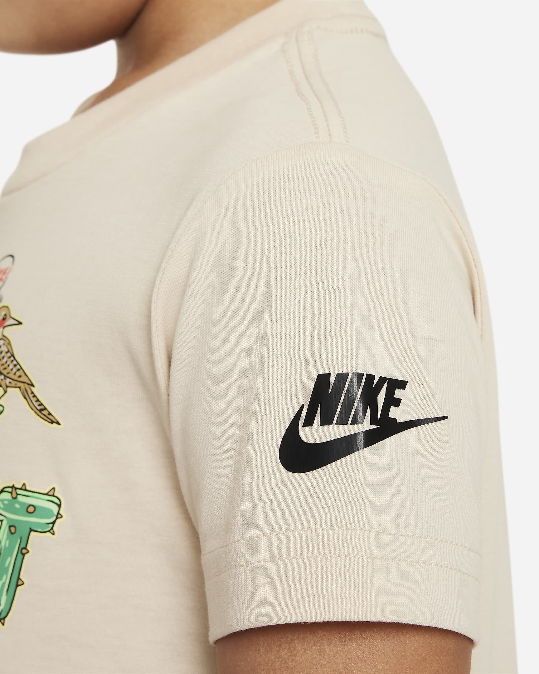 Nike Toddler Oversized Graphic T-Shirt - Sanddrift